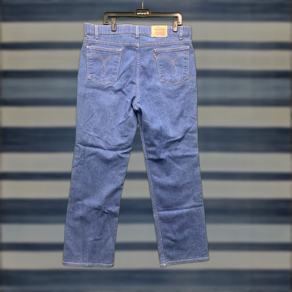 Levi's VINTAGE Levi's Jeans 40x30 Levi's 977 5-Pocket Denim Blue Regular Straight Mens 90s 977 Model Jeans Size US 40 / EU 56 - 1 Thumbnail