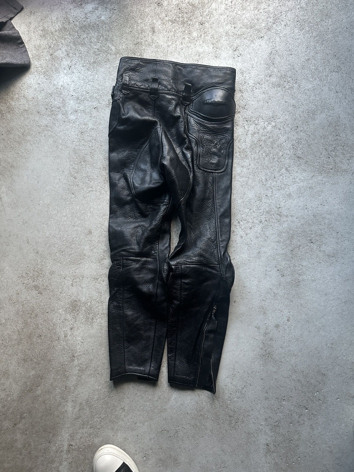 Japanese Brand Kadoya Early 00’s Leather Motorcycle Pants Size US 29 - 6 Thumbnail