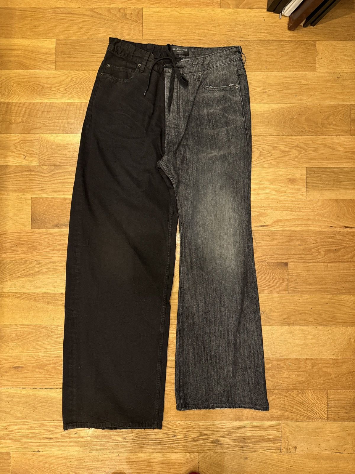 Balenciaga 50/50 Split Jeans Size US 32 / EU 48 - 1 Thumbnail