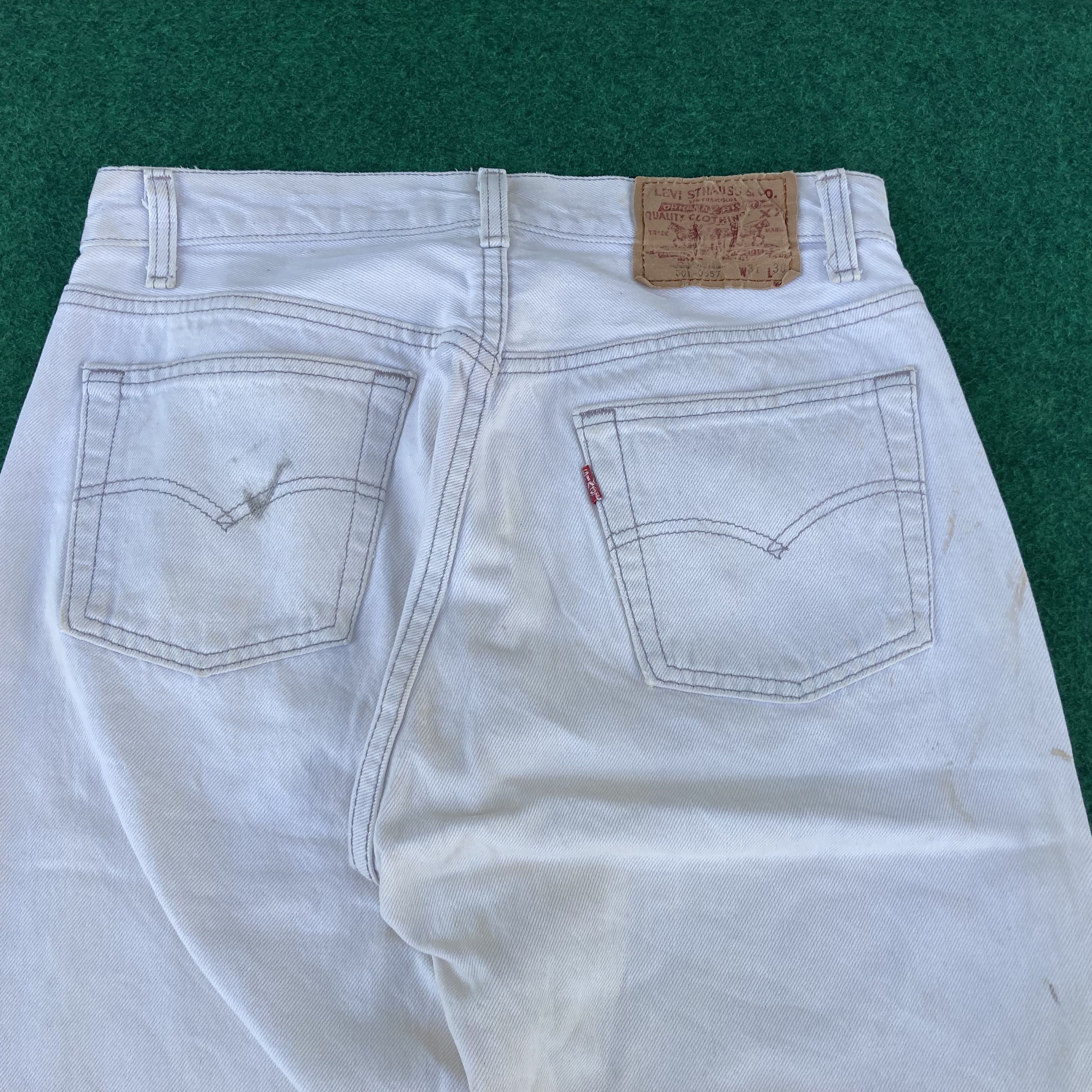 Levi's × Vintage Vtg Levis 501 Sz 29 Stains Paint Faded Punk Grunge Jeans Size US 29 - 10 Thumbnail