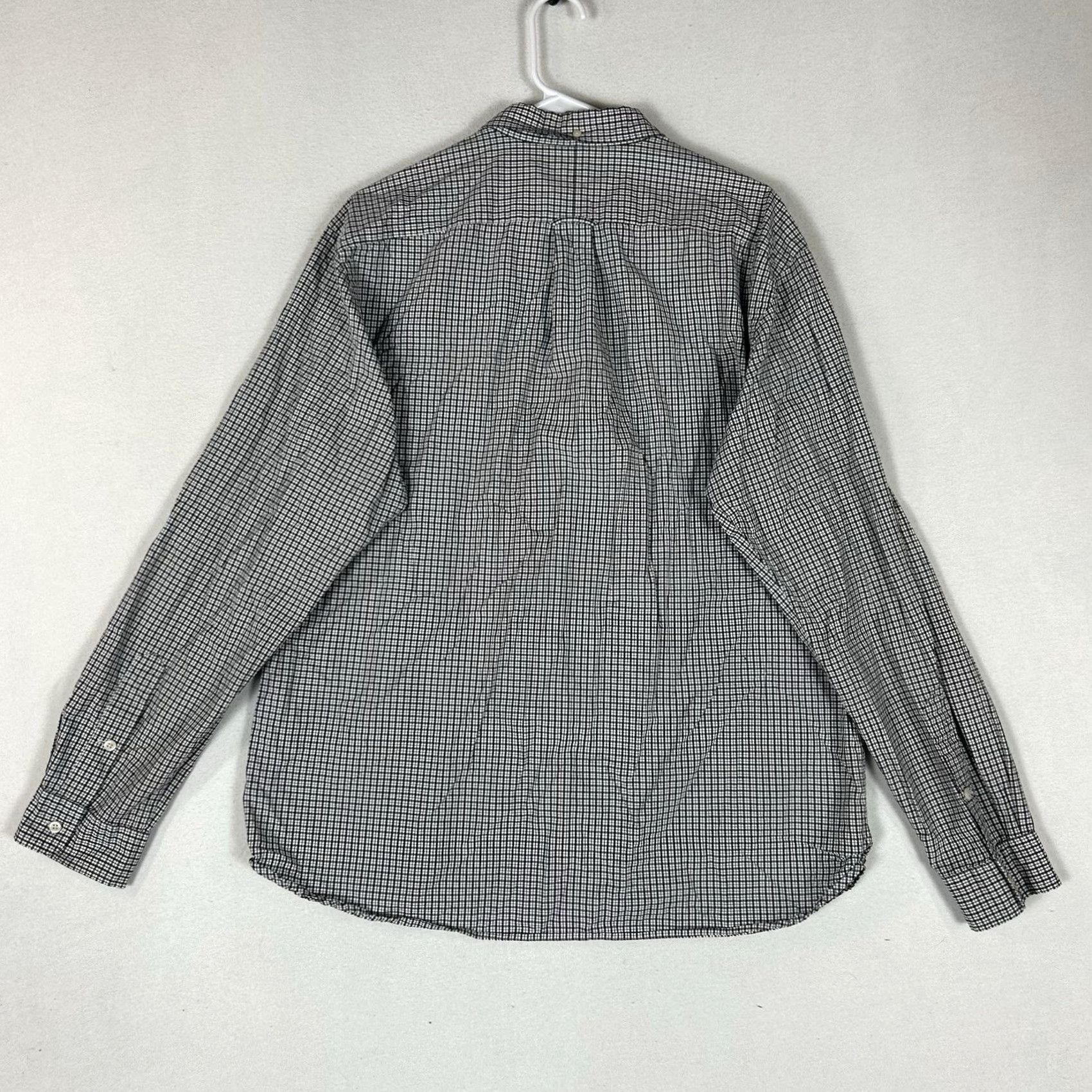 Ralph Lauren Ralph Lauren Long Sleeve Button-Up Shirt Mens XL Gray Plaid Polo Big Pony Logo Vintage Size US XL / EU 56 / 4 - 5 Thumbnail
