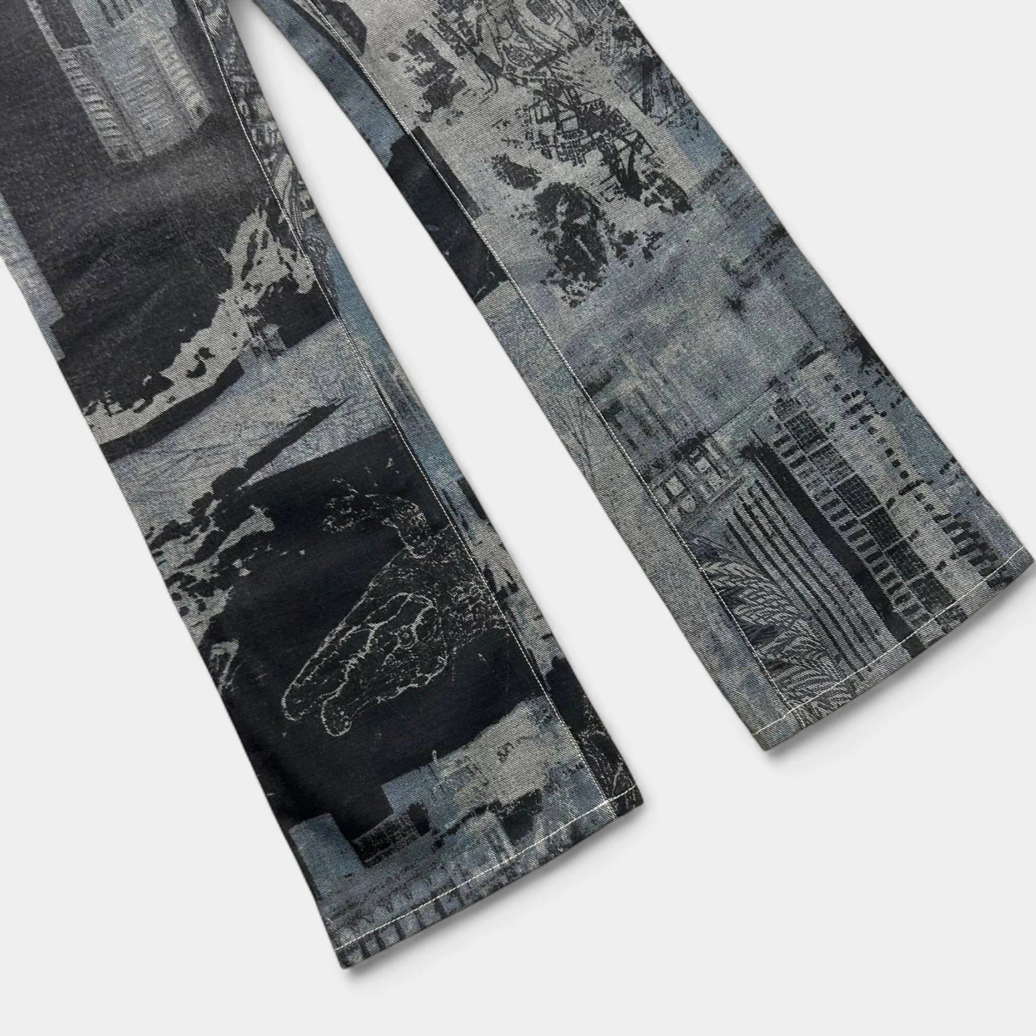 Just Cavalli Just Cavalli 2000's City Pattern Black Pants Size 28" / US 6 / IT 42 - 6 Thumbnail