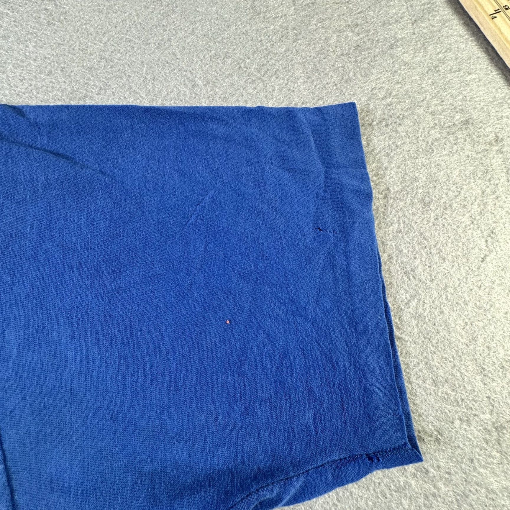 Vintage VINTAGE Soccer Shirt Mens XL Blue Distressed Graphic Tee 80s 90s Rare Size US XL / EU 56 / 4 - 5 Thumbnail