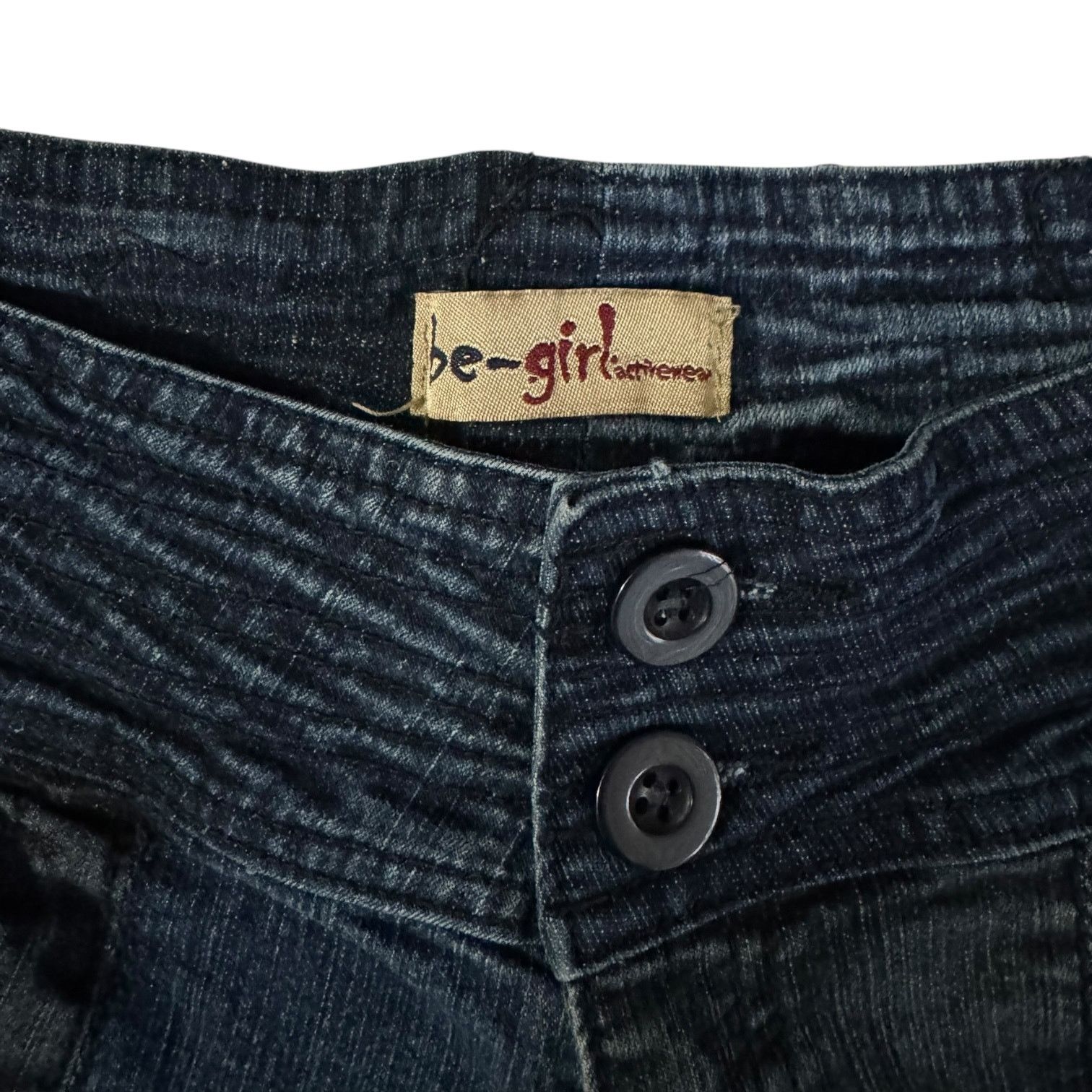 Other Be-Girl Activewear Junior’s Denim Patchwork Shorts Size 5/6 Size 28" / US 6 / IT 42 - 2 Thumbnail