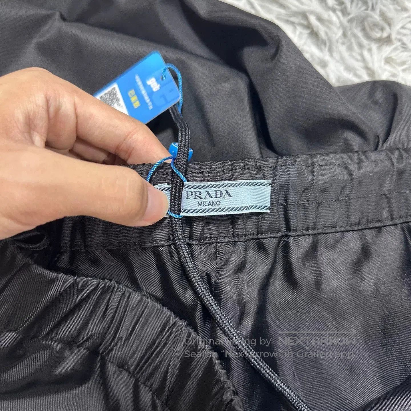 Prada prada black side zip nylon long pants. Size US 44 / EU 60 - 4 Thumbnail