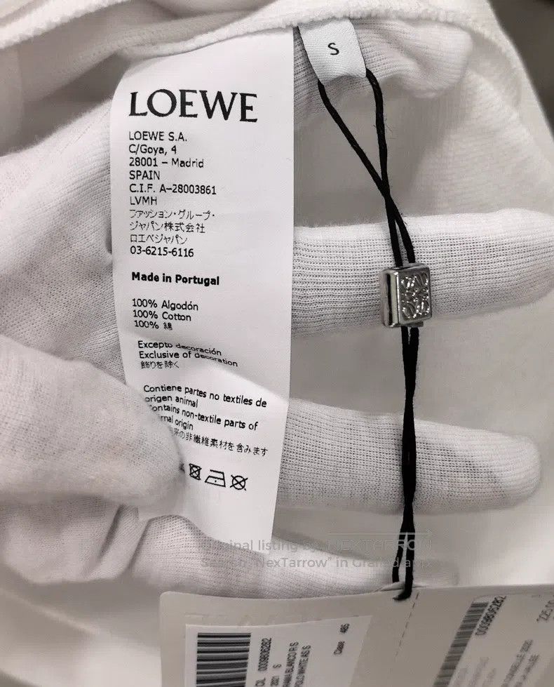 Loewe Loewe White Polo Shirt Size US S / EU 44-46 / 1 - 6 Thumbnail