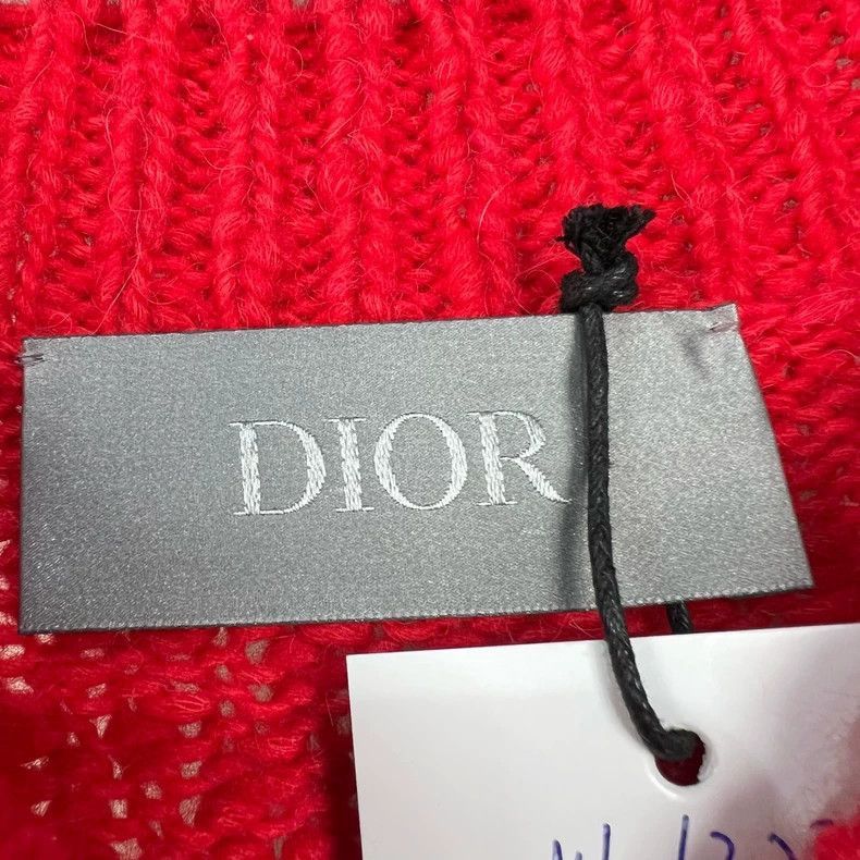 Dior Dior Embroidered Dinosaur Sweater in Red-2506 Size US L / EU 52-54 / 3 - 4 Thumbnail