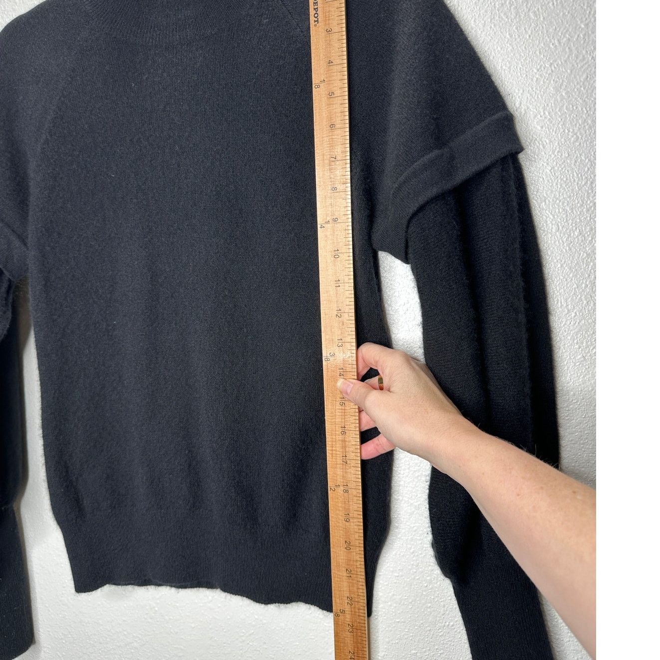 Jonathan Simkhai Jonathan Simkhai Black Mackenzie Mock Neck Cashmere Sweater Size S / US 4 / IT 40 - 13 Thumbnail
