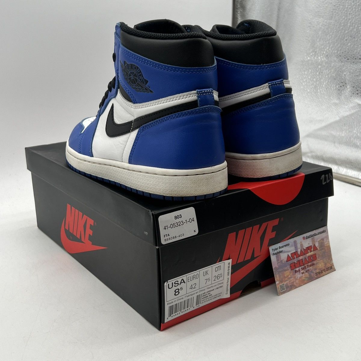 Jordan Brand Air Jordan 1 High game royal Size US 8.5 / EU 41-42 - 4 Thumbnail