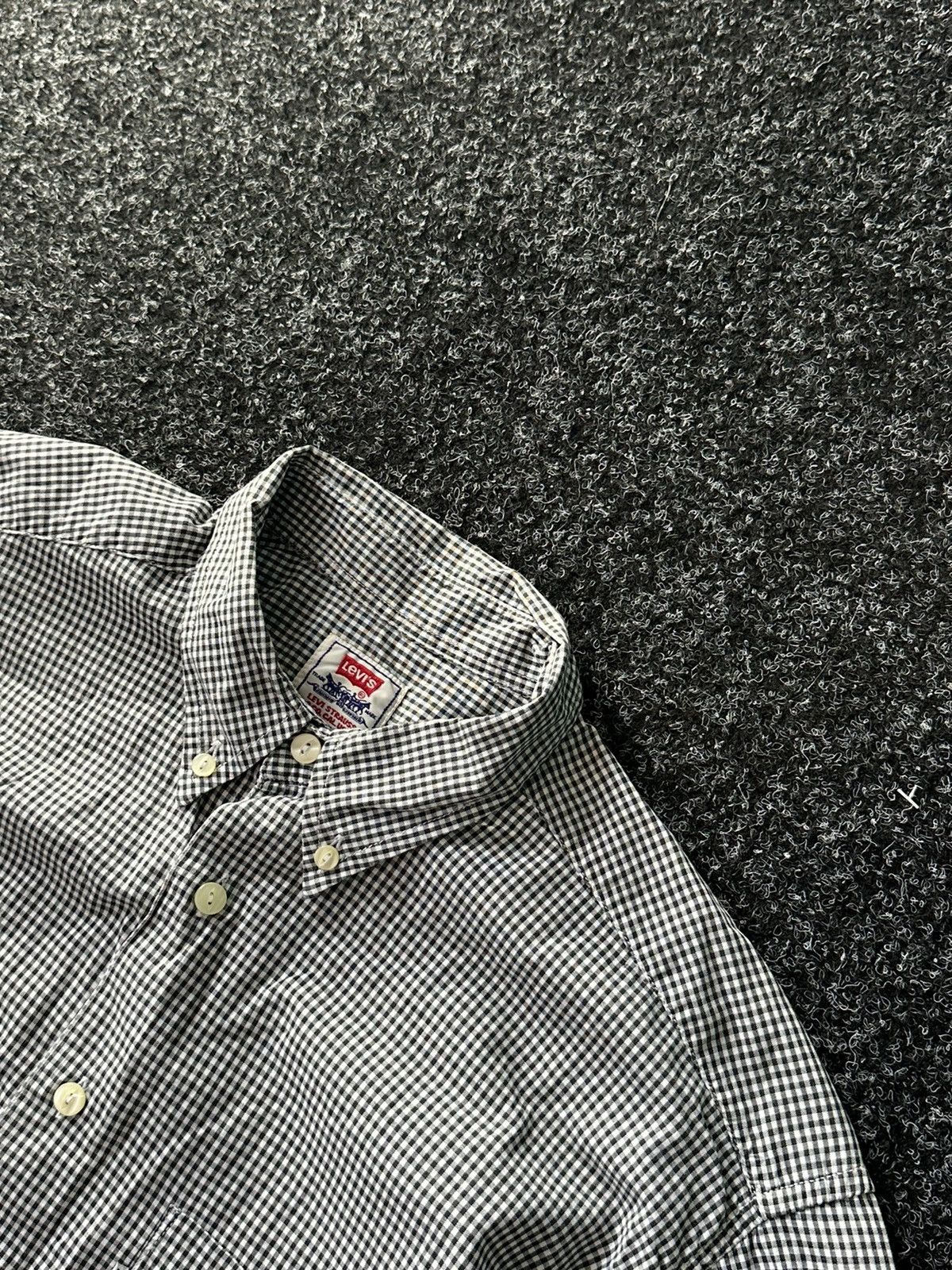 Levi's × Levi's Vintage Clothing × Vintage 🚨Vintage 90s Levi’s white Tag Big E Flannel Longsleeve Shirt Size US M / EU 48-50 / 2 - 4 Thumbnail