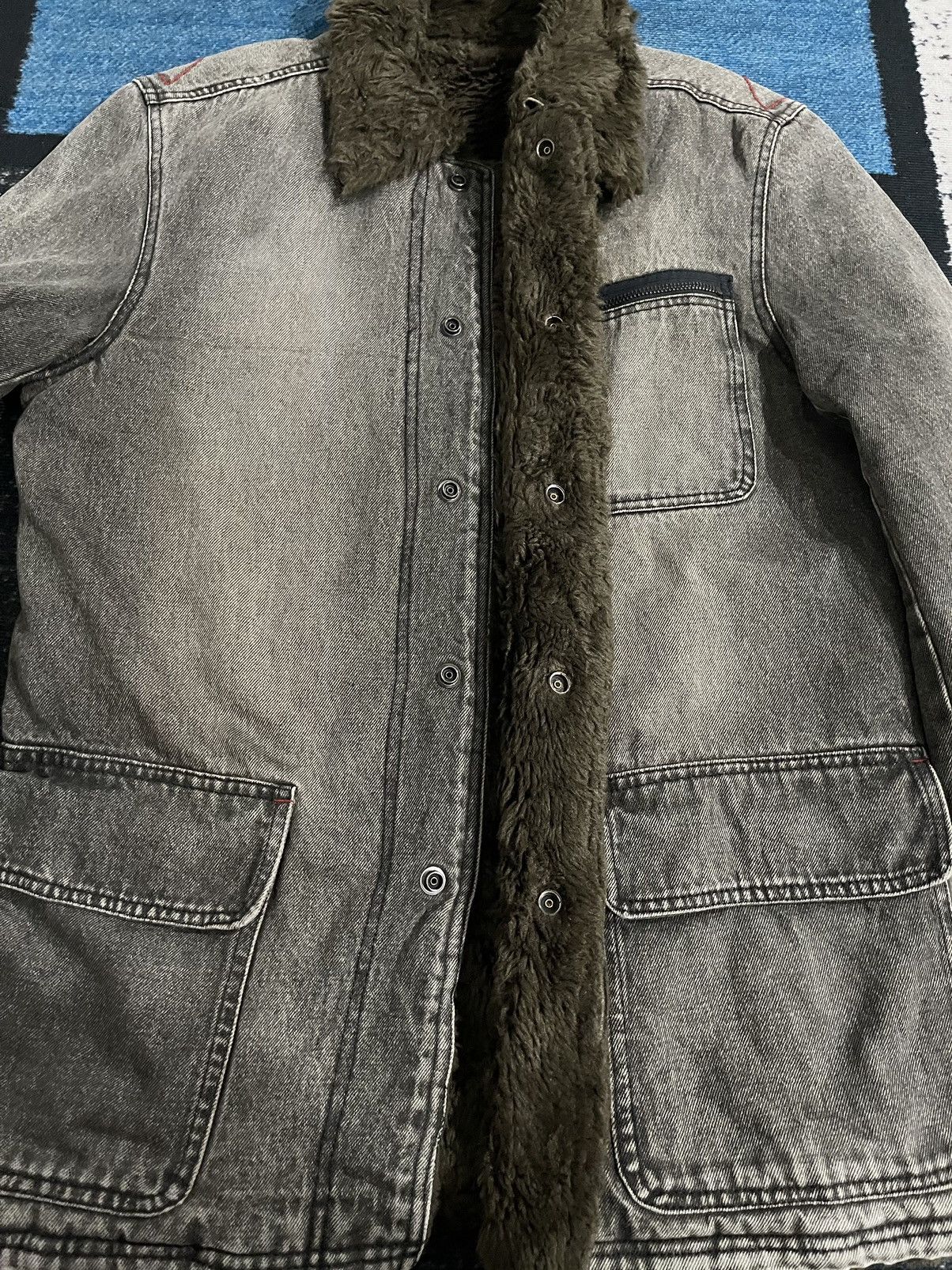 PPFM PPFM Faux Fur Denim Jacket Size US M / EU 48-50 / 2 - 11 Thumbnail