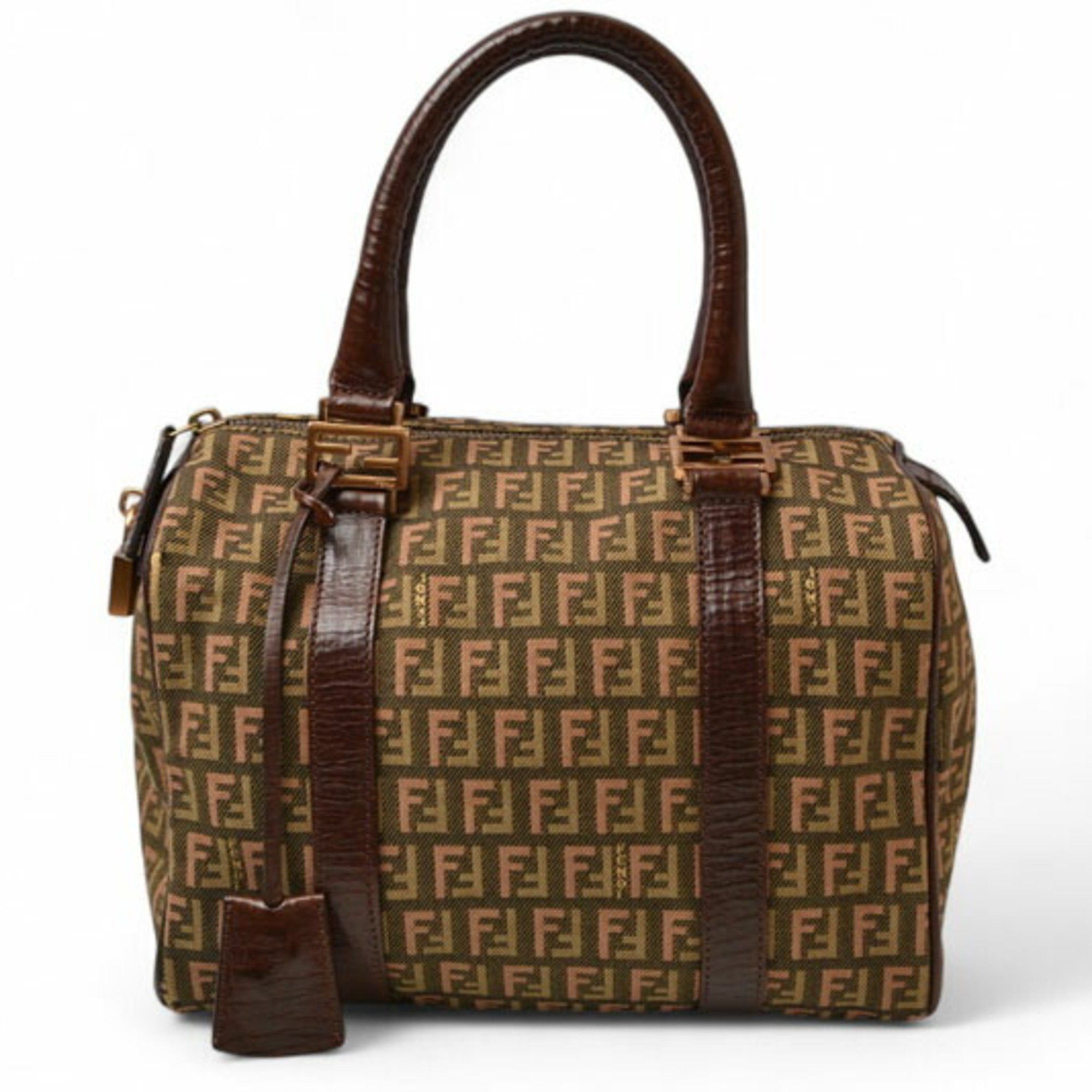 Fendi FENDI Zucca pattern 8BL068 Khaki Brown Size ONE SIZE - 1 Thumbnail
