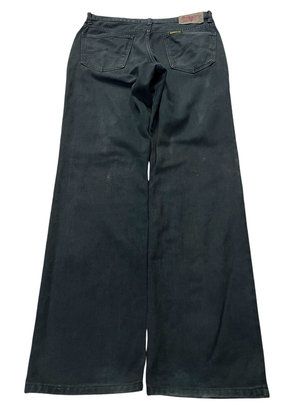 Japanese Brand VINTAGE 90’s BOBSON BUFFALO HEAD WASHED JEANS Size US 30 / EU 46 - 2 Thumbnail