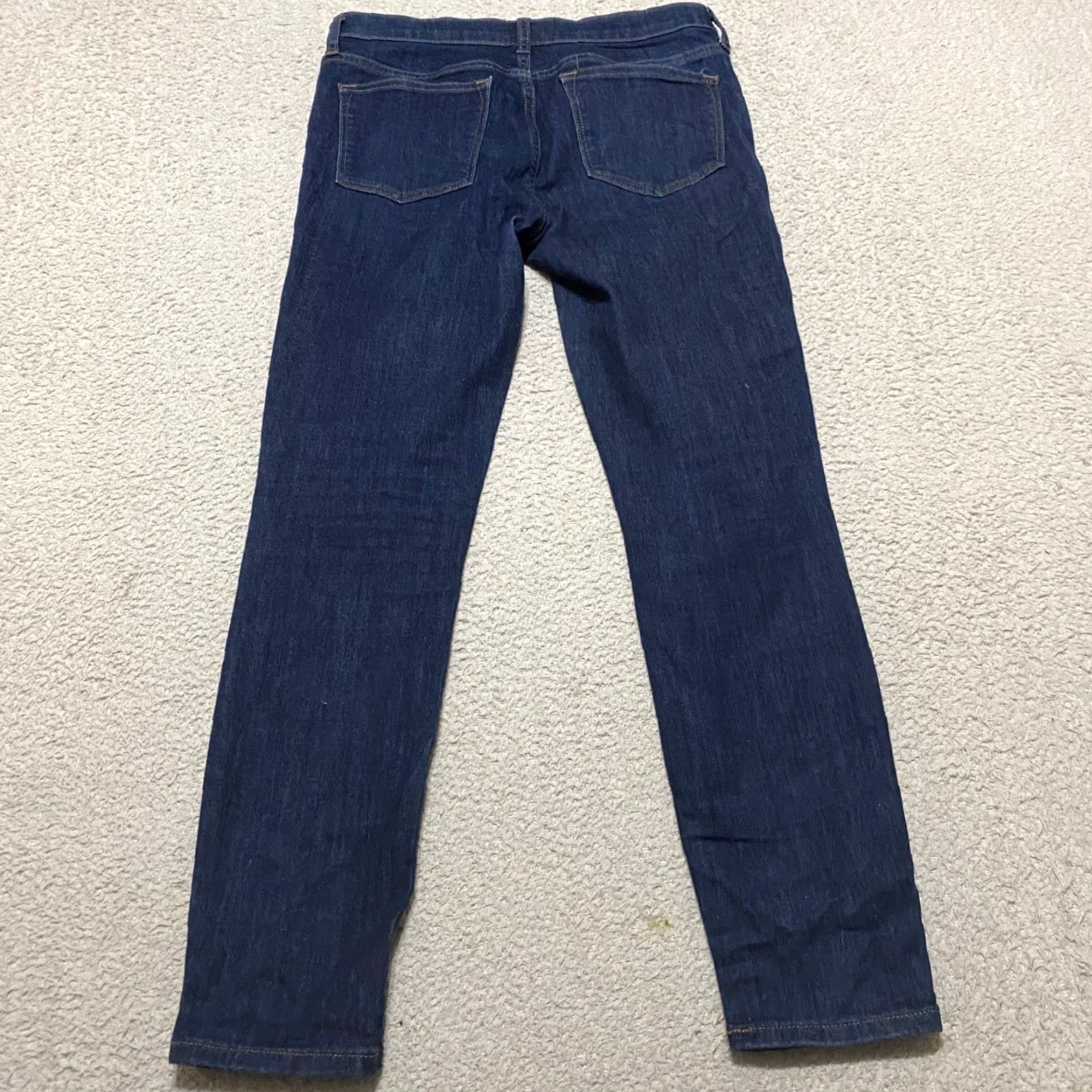J.Crew J. Crew Jeans Womens sz 27 Blue Denim Dark Wash Mid Rise Skinny Size 27" / US 4 / IT 40 - 2 Thumbnail