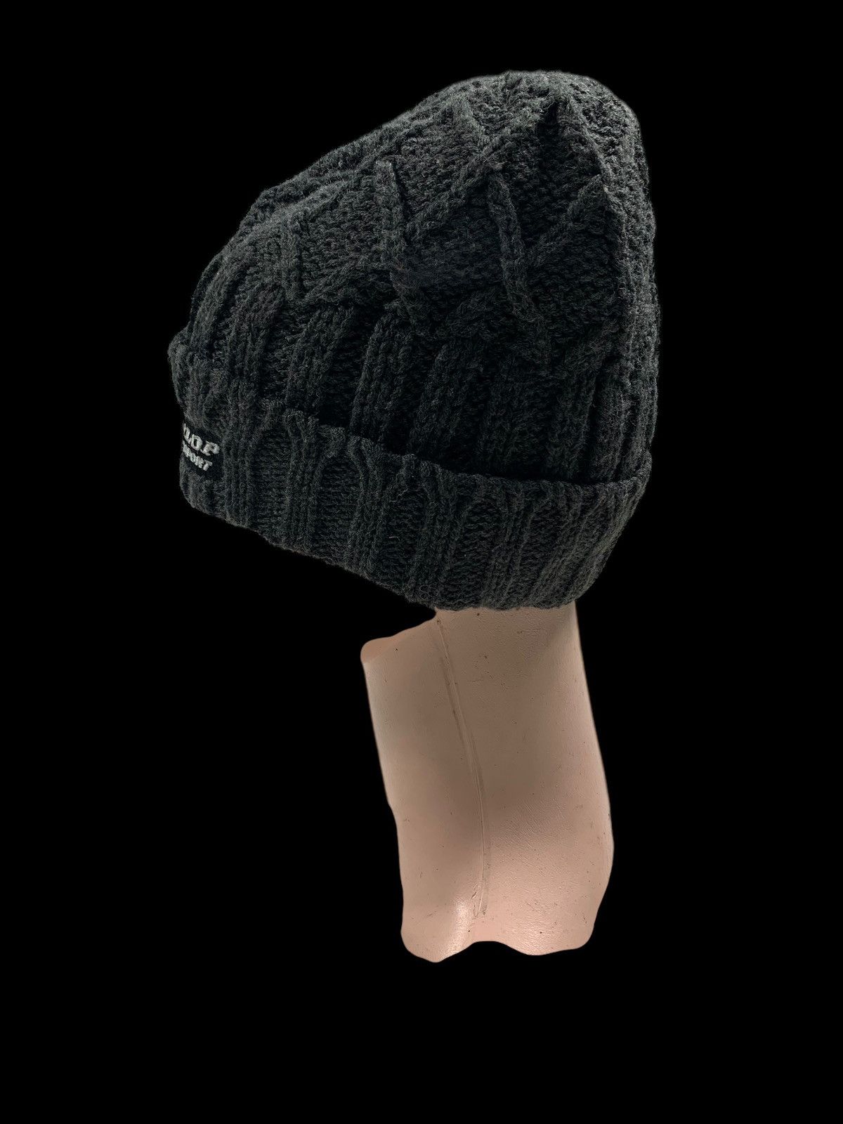Dunlop × Kapital × Vintage Dunlop Crochet cable knitted Beanie Hats Size ONE SIZE - 3 Thumbnail