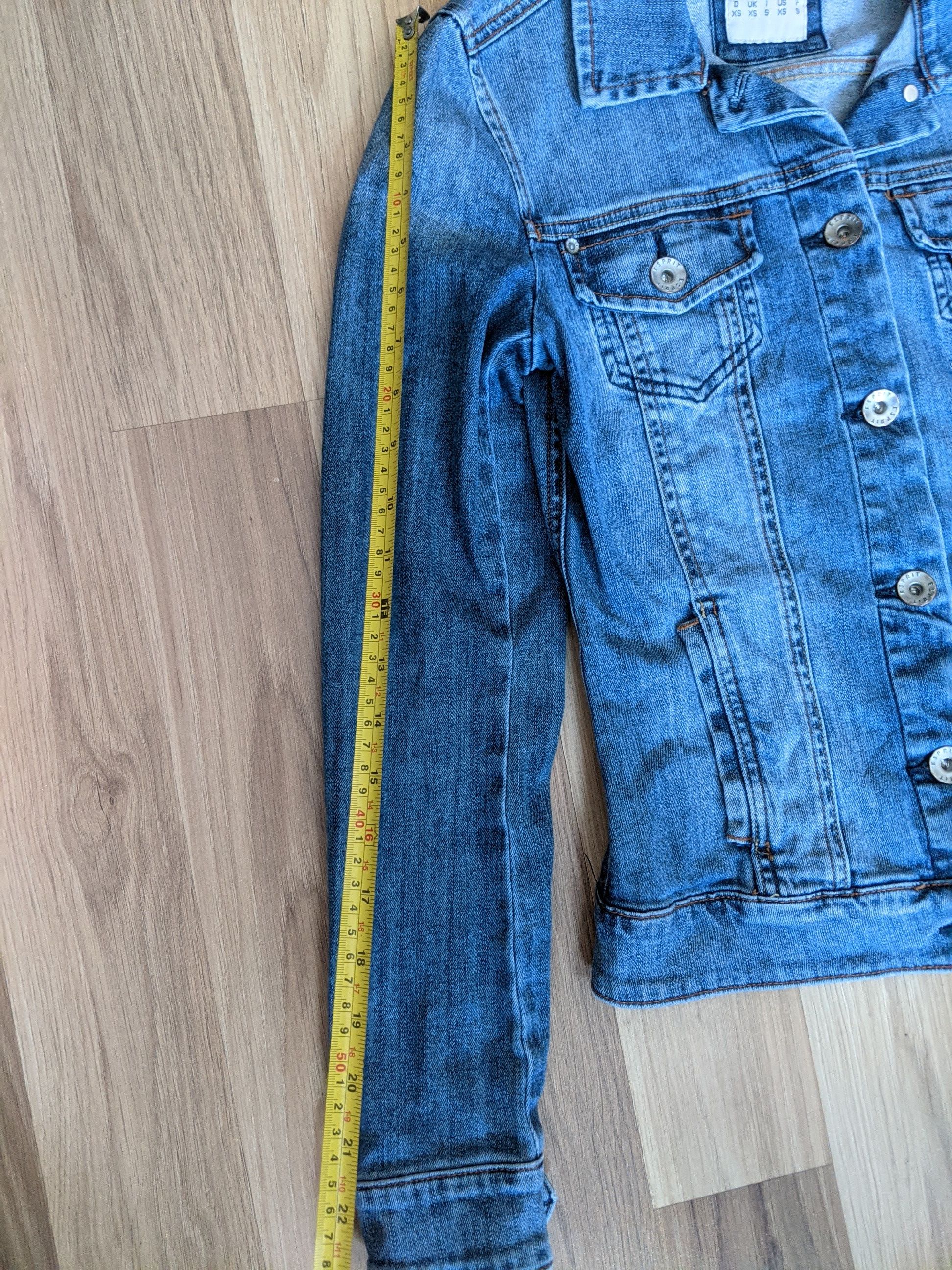 Esprit ESPRIT Womens Denim Jacket size XS US Blue Cotton Size XS / US 0-2 / IT 36-38 - 10 Thumbnail
