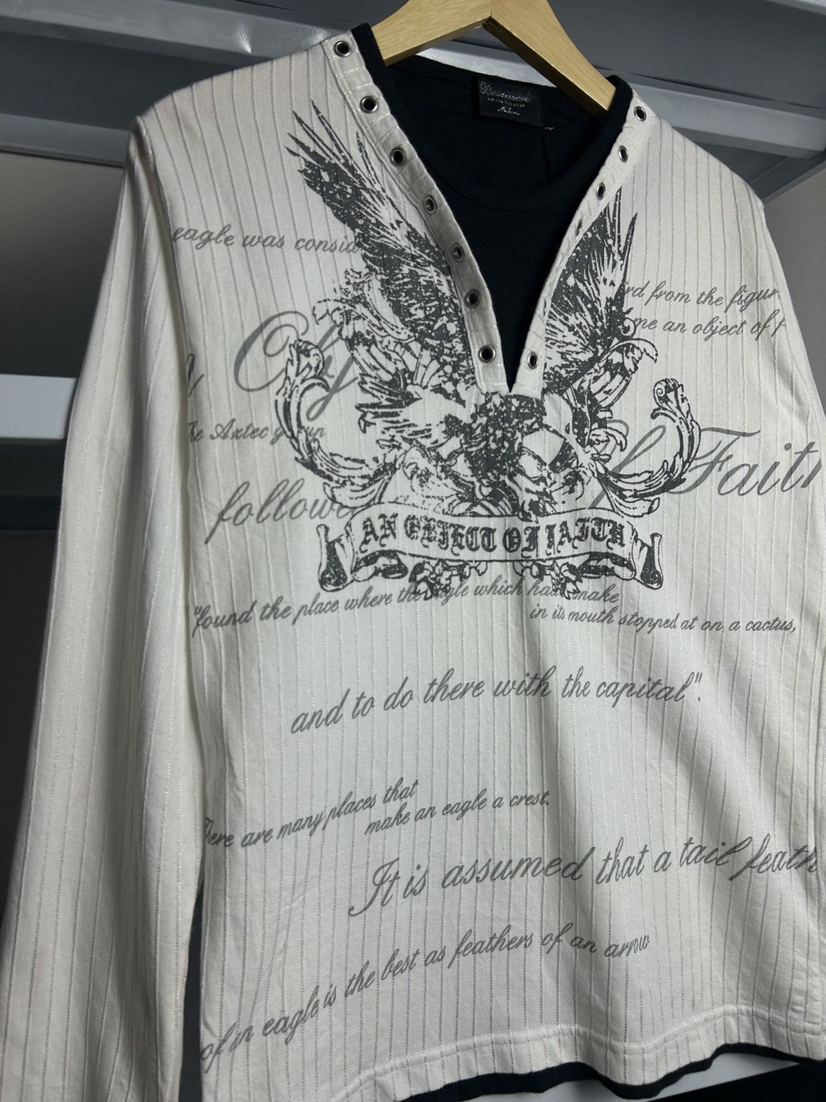 If Six Was Nine Y2k Beaumere Tribal Ifsixwasninen longsleeve Size US M / EU 48-50 / 2 - 2 Thumbnail