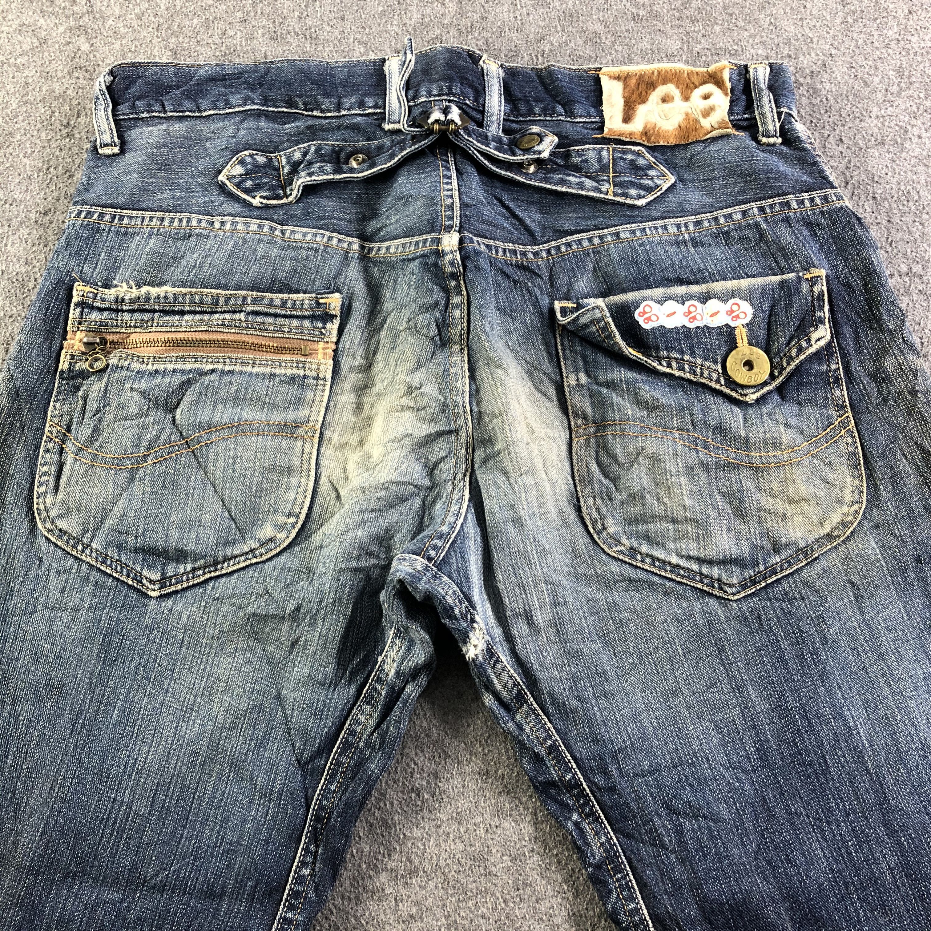 Lee Vintage Blue Wash Lee Jeans-J3565 Size US 36 / EU 52 - 4 Thumbnail