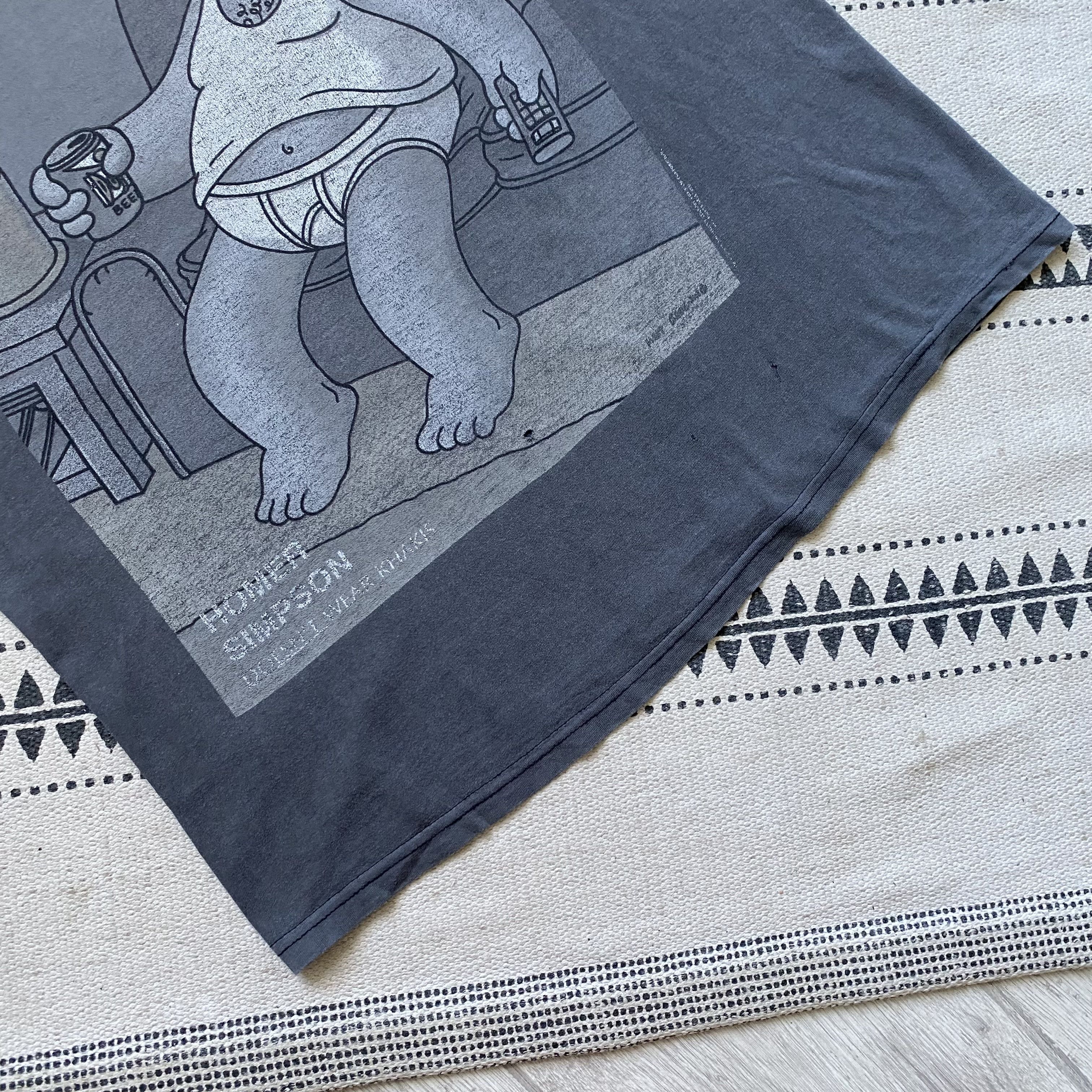 The Simpsons Vintage 90s Thrashed The Simpsons tee Faded Distressed Size US M / EU 48-50 / 2 - 4 Thumbnail