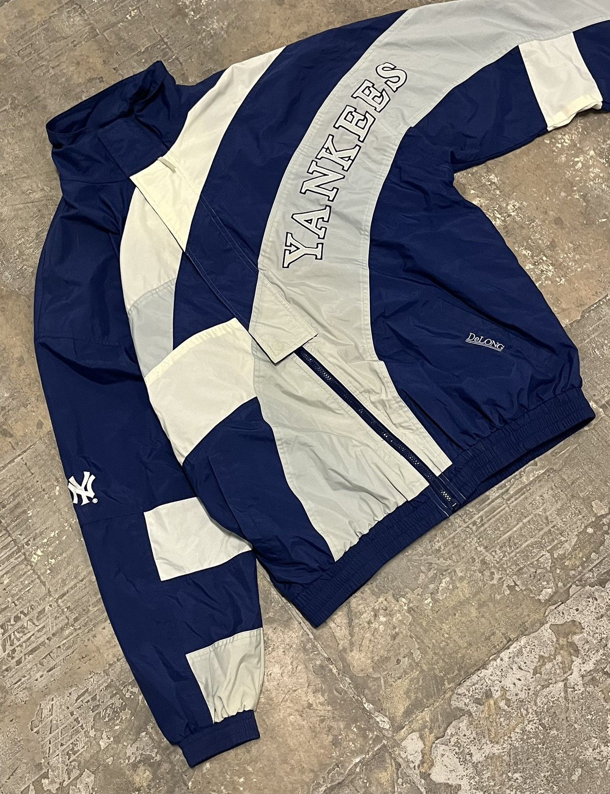 Vintage NY Yankees rare lightweight windbreaker jacket Size US XXL / EU 58 / 5 - 3 Thumbnail