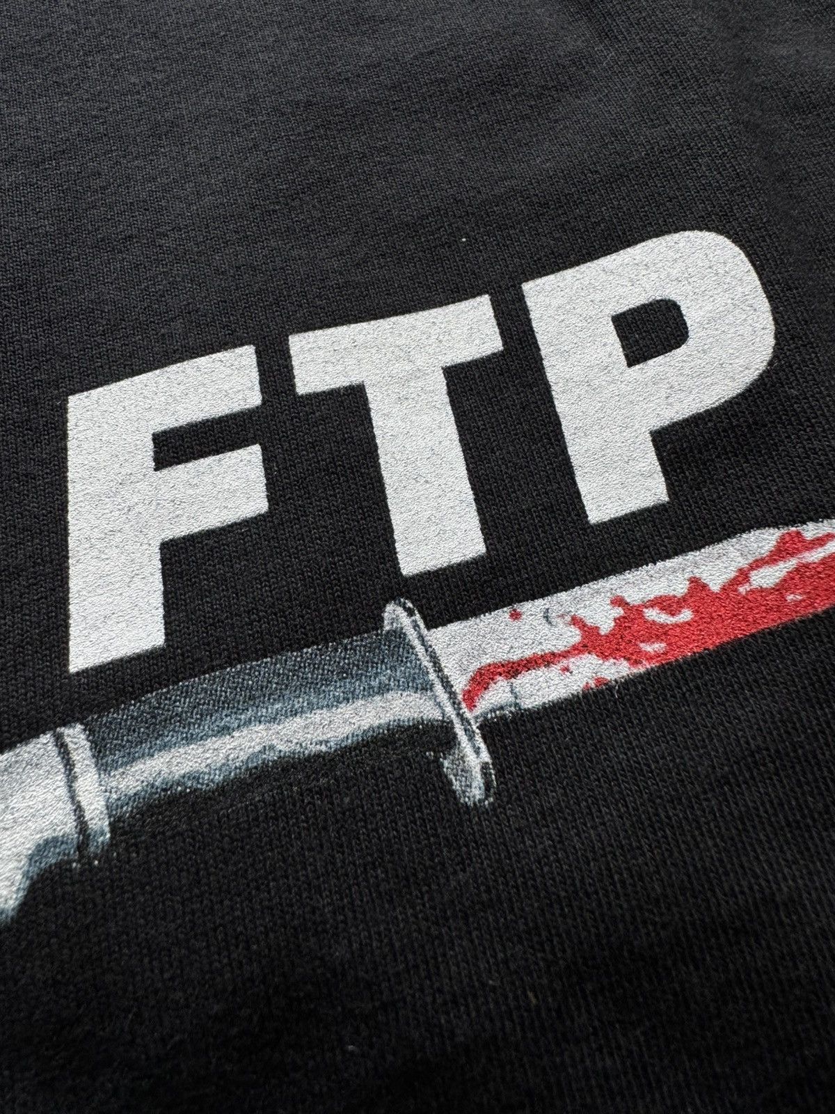 Fuck The Population XXL FTP Ghost Face Logo Tee Black Size US XXL / EU 58 / 5 - 6 Thumbnail