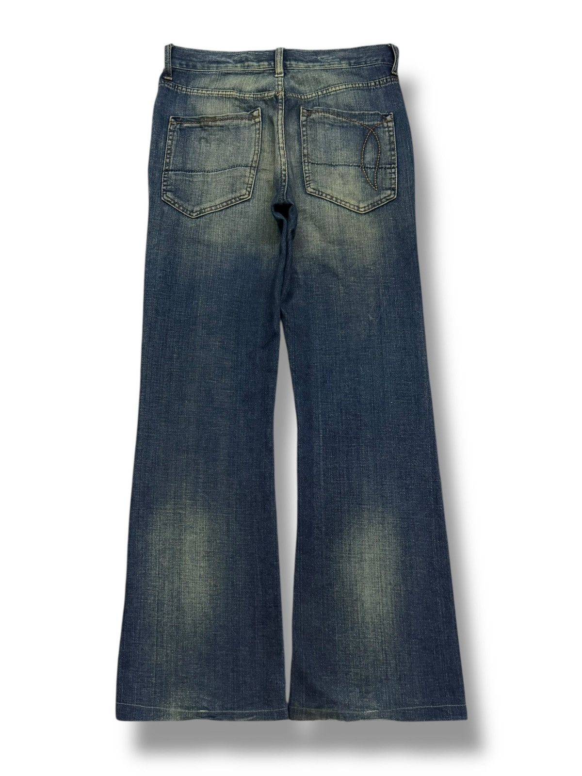 EDUN Vintage Edun Japanese Brand Y2K Distressed Denim Jeans | W30 Size US 30 / EU 46 - 3 Thumbnail