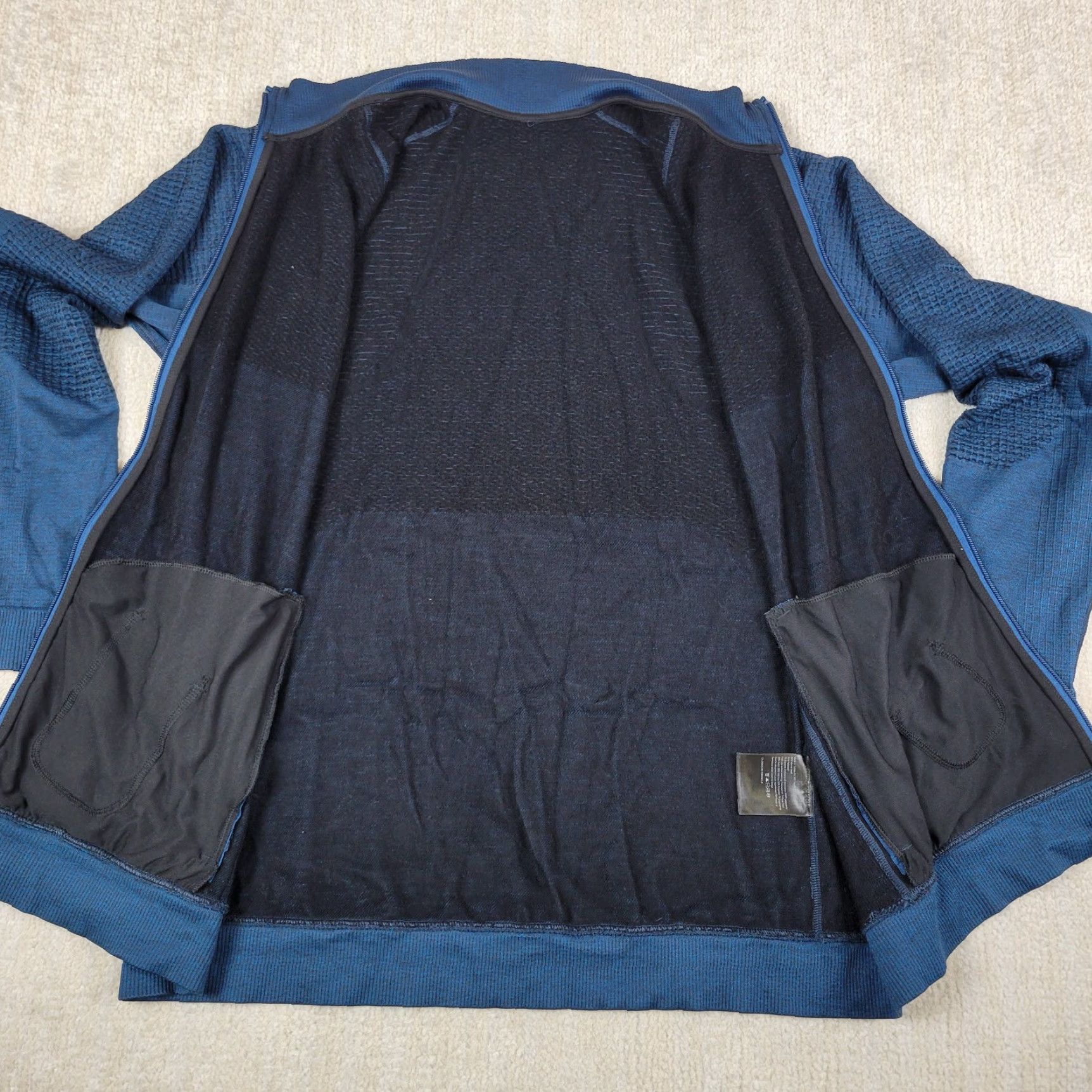 Lululemon Lululemon Engineered Warmth Jacket Mens 2XL Blue Full Zip Merino Wool Blend Size US XXL / EU 58 / 5 - 3 Thumbnail