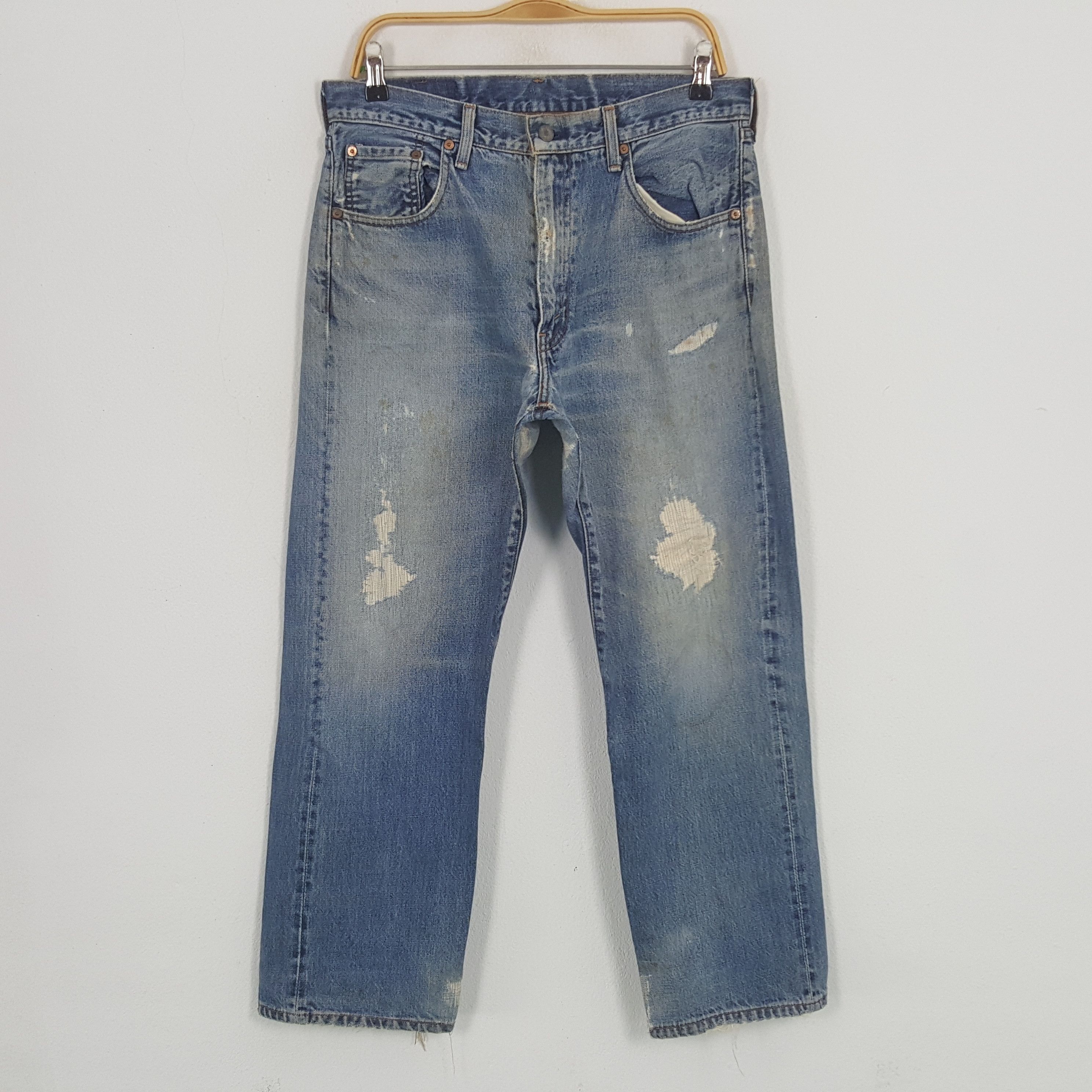 Levi's × Vintage Vintage Levi's 501 Selvedge Denim Jeans Size US 31 - 1 Thumbnail