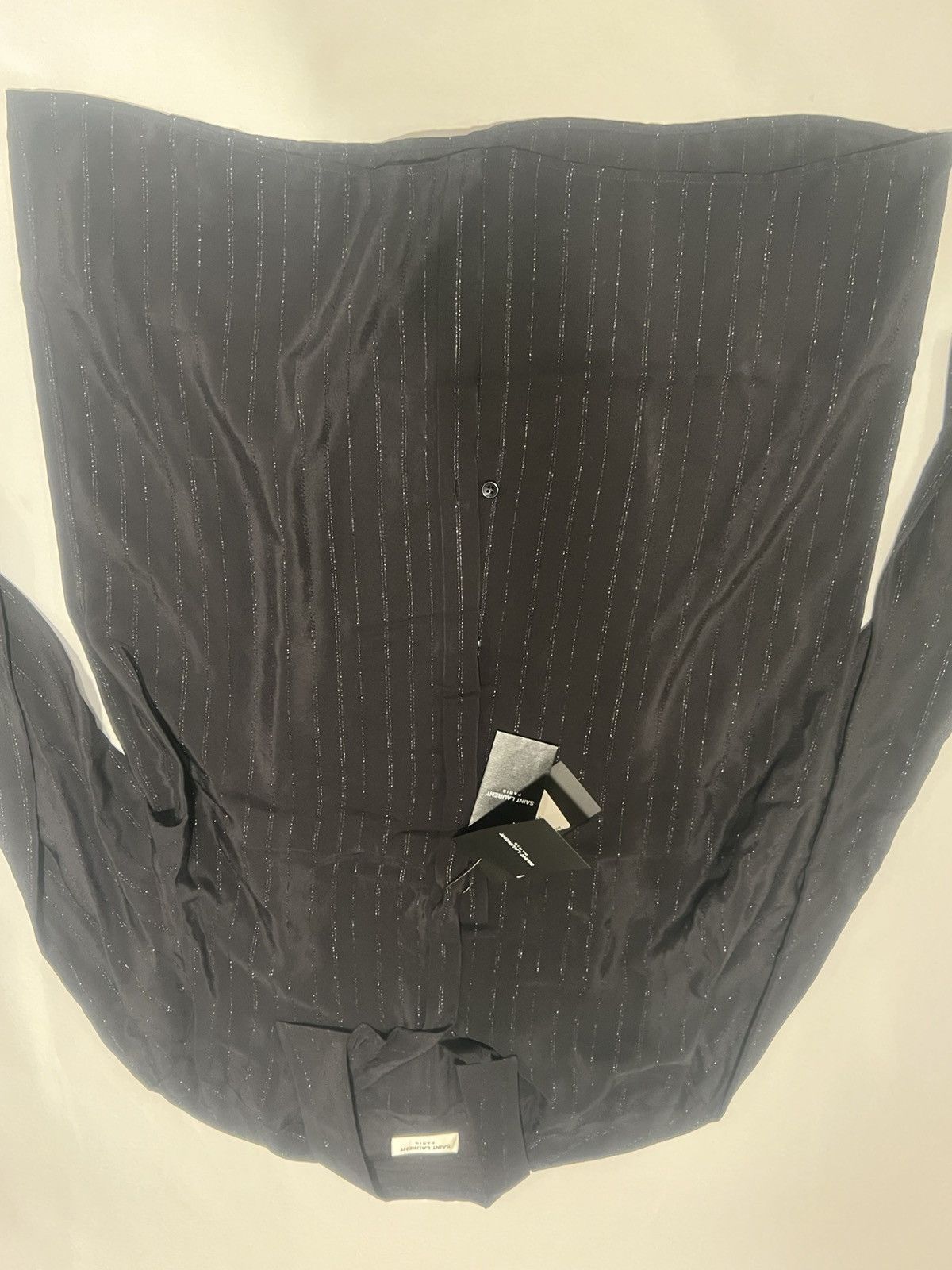 Saint Laurent Paris Saint Laurent men’s silk shirt. 39/15.5.$1690 Size US M / EU 48-50 / 2 - 2 Thumbnail