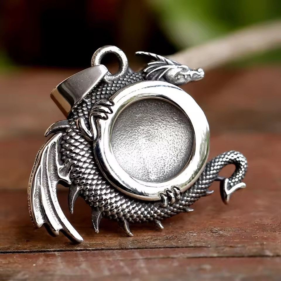Jewelry Tree of Life and dragon Pendant Necklace Size ONE SIZE - 3 Thumbnail