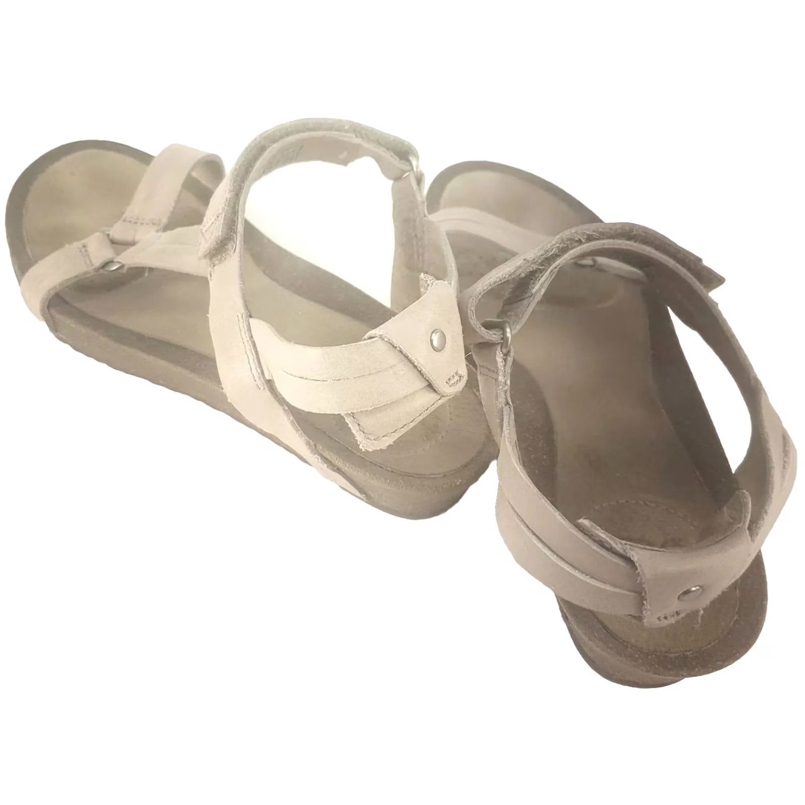 Teva VINTAGE: No Teva Sandal Women Strappy Wedge Beige Leather Hook & Loop 8.5 Size Sandal Womens Casual Shoes 39.5 EU 6.5 UK Size US 9 / IT 39 - 5 Thumbnail