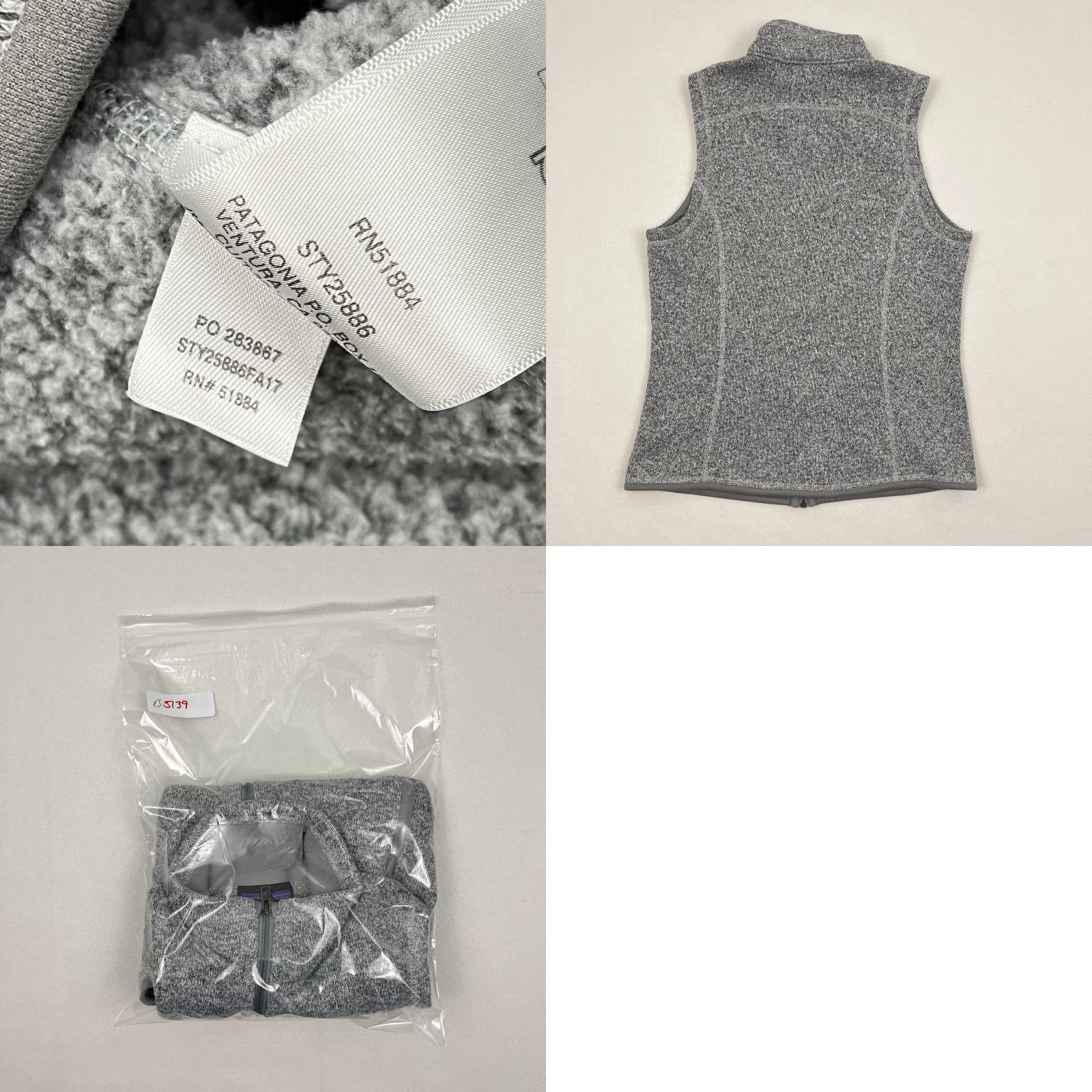 Patagonia Patagonia Vest Womens S Gray Fleece Full Zip Casual Preppy Outdoor Outdoor Sport Size S / US 4 / IT 40 - 8 Thumbnail