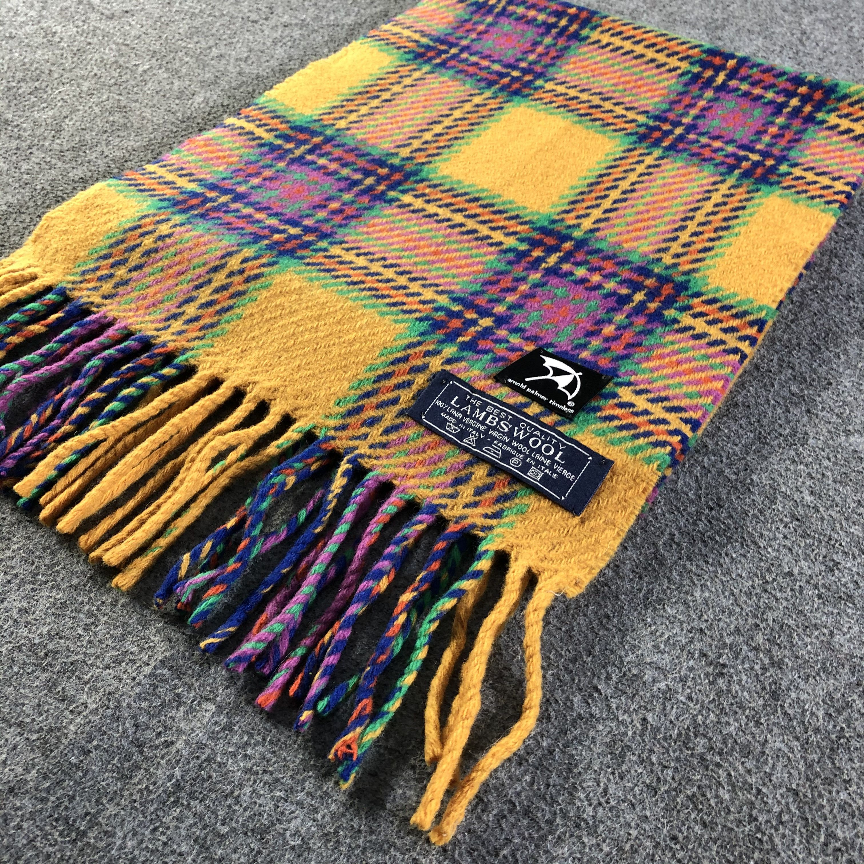 Vintage Arnold Parmer Scarf / Muffler / Neckwear P653 Size ONE SIZE - 4 Thumbnail