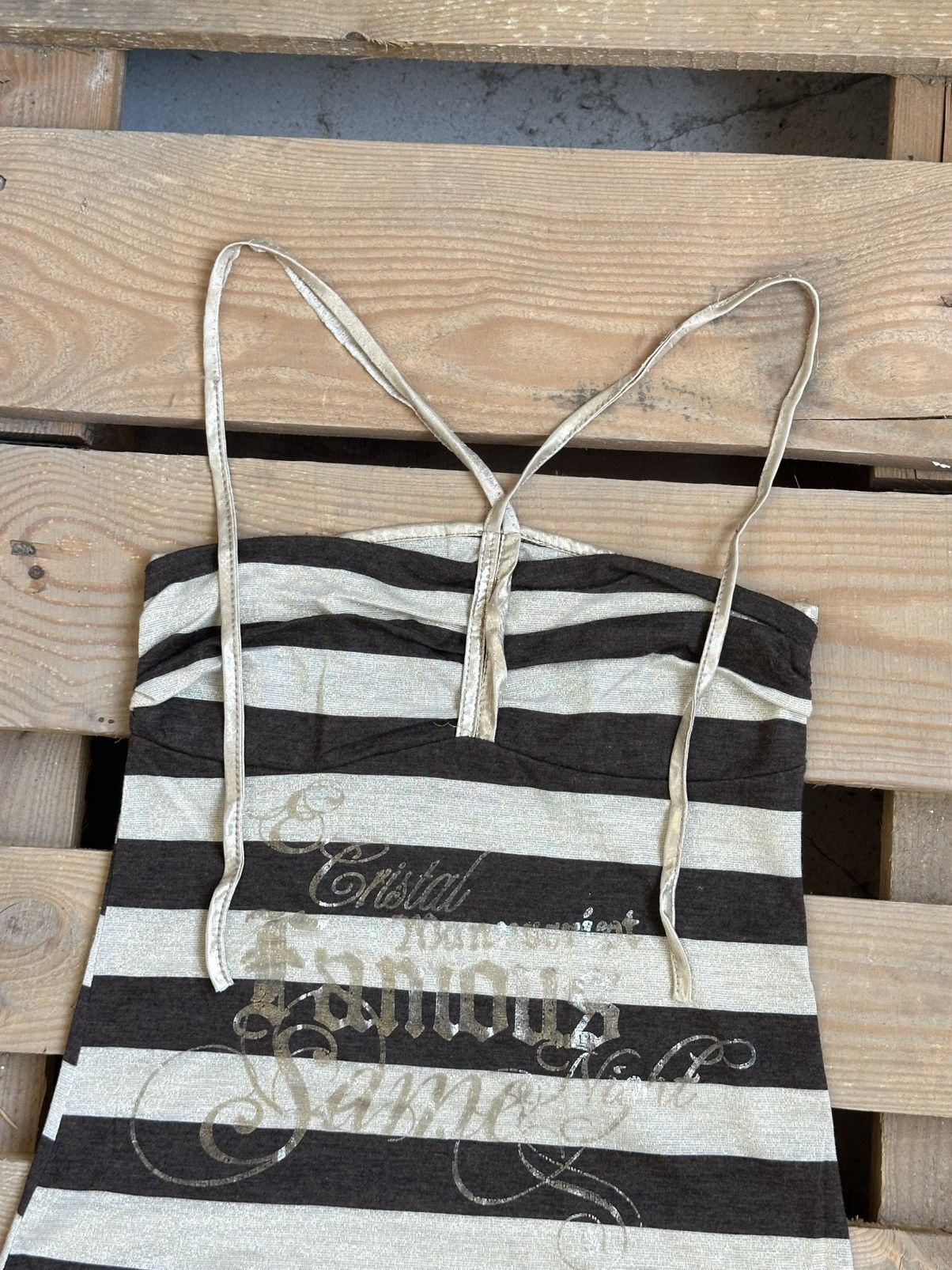 Japanese Brand Vintage Stripped Printed Top Size M / US 6-8 / IT 42-44 - 2 Thumbnail