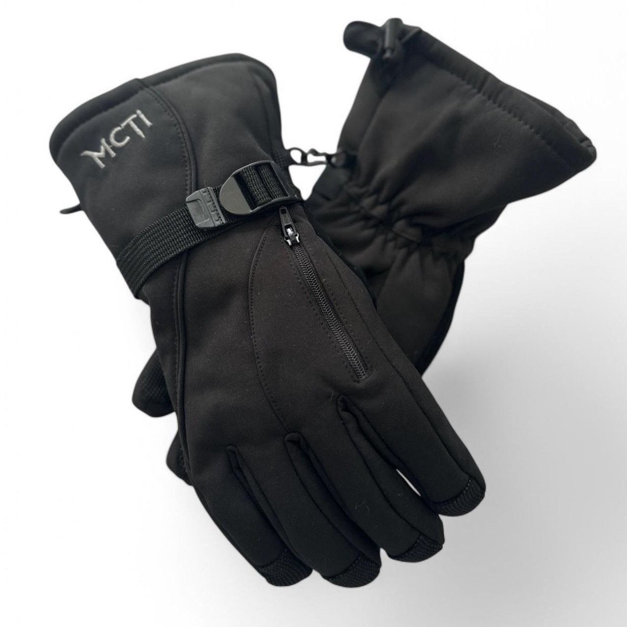 Other Black Skiing Gloves- Size M Size ONE SIZE - 1 Thumbnail