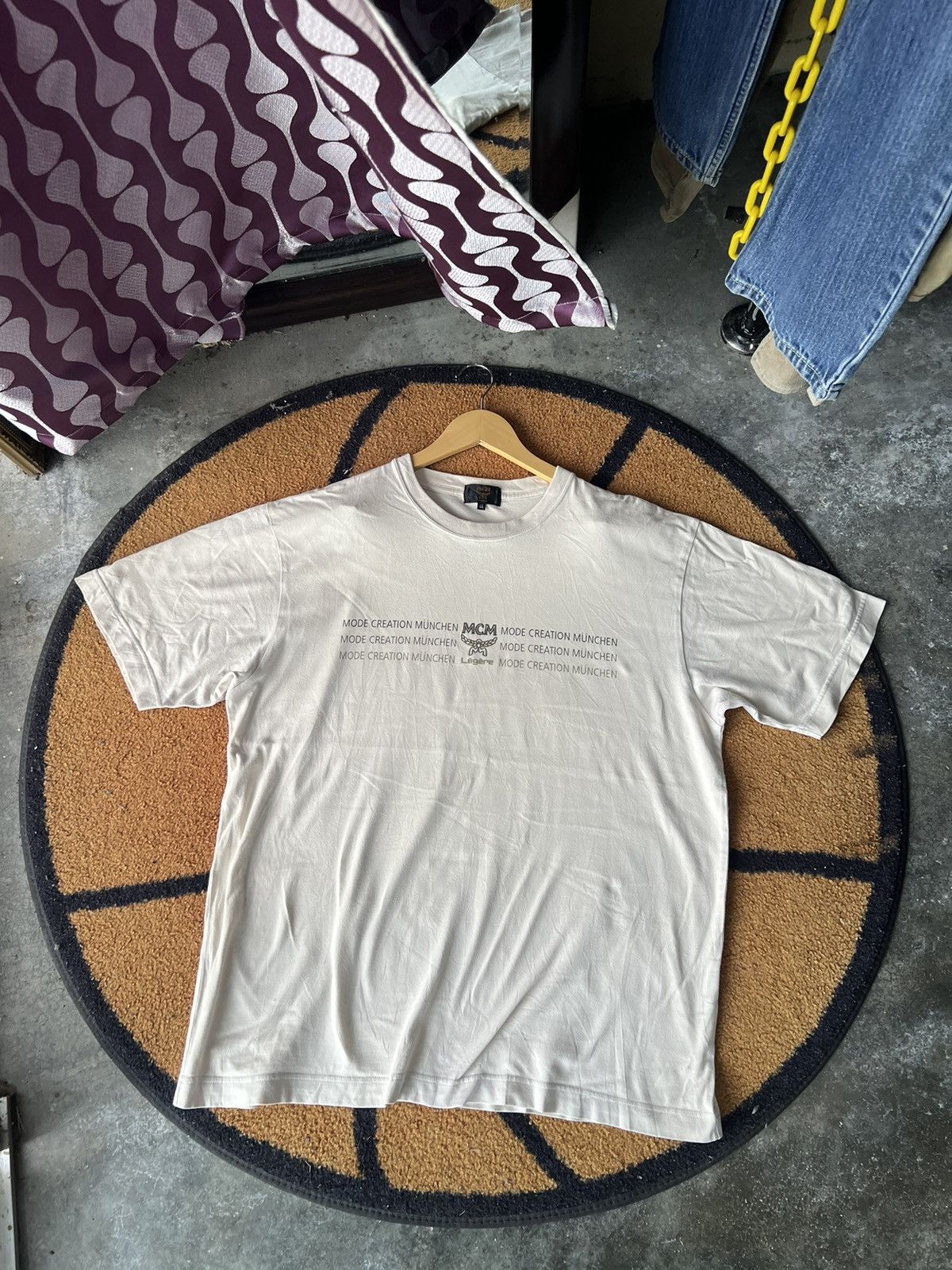 MCM 🔥Vintage MCM Mode Creation Munchen Logo Tees Size US L / EU 52-54 / 3 - 2 Thumbnail