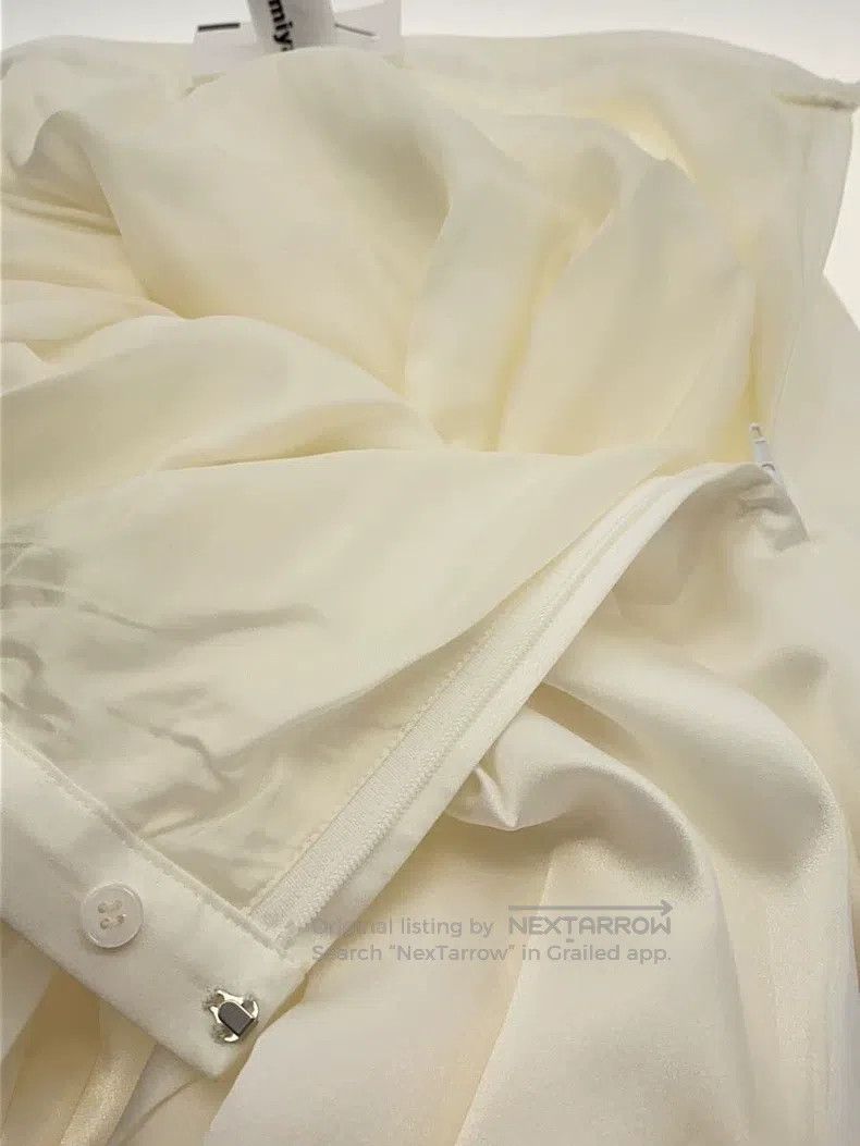 Comme des Garcons Comme Des Garcons size S White retro multi-layer pleated o Size 22" - 3 Thumbnail