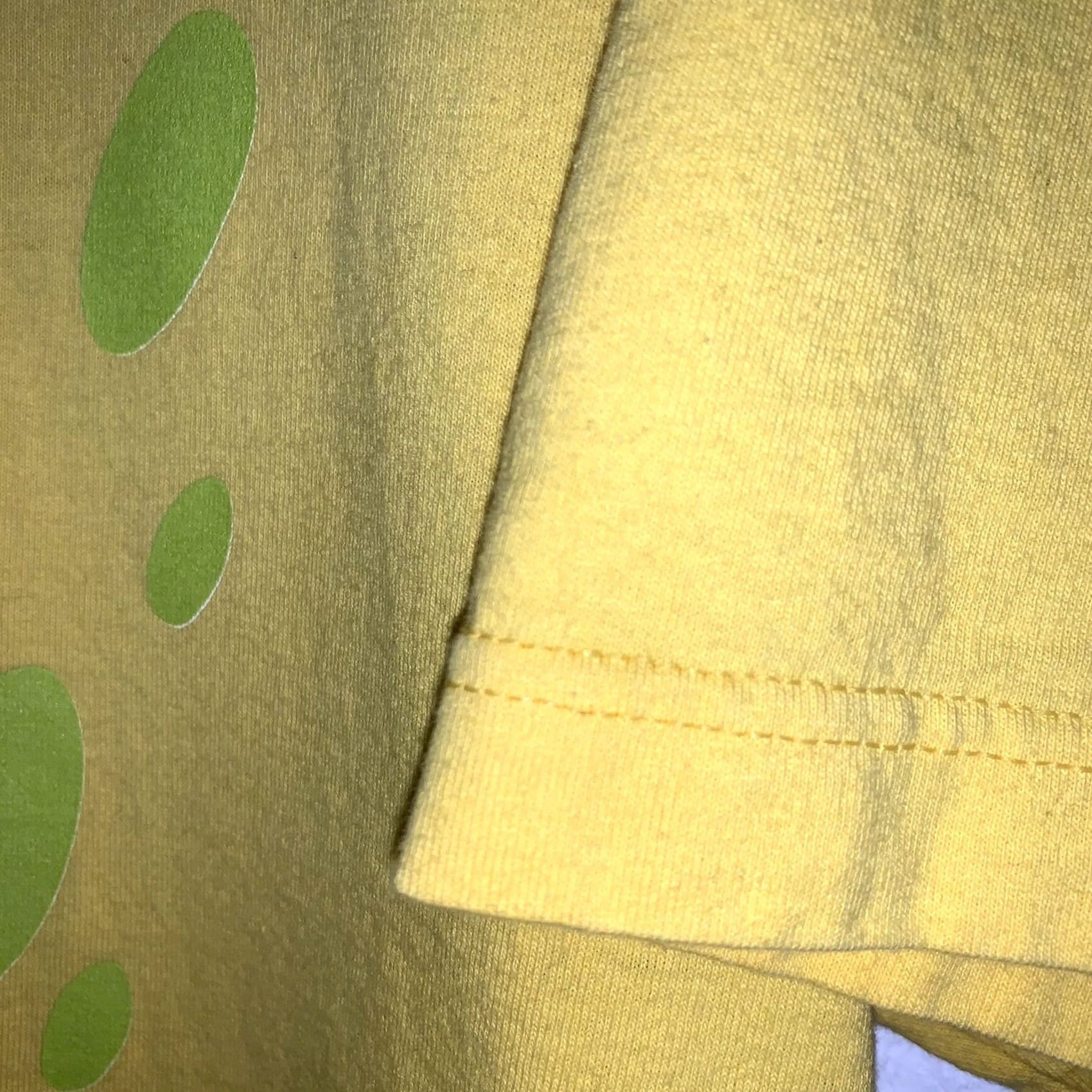 Vintage VINTAGE Sponge Bob T-Shirt Yellow Size Large Double Sided Tee Nudie Pants Size US L / EU 52-54 / 3 - 6 Thumbnail