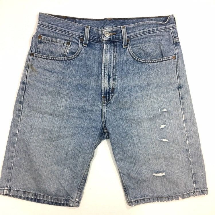 Levi's 80's Levi's 505 Distressed Blue Jean Denim SURFER Shorts 32 Size US 32 / EU 48 - 1 Thumbnail