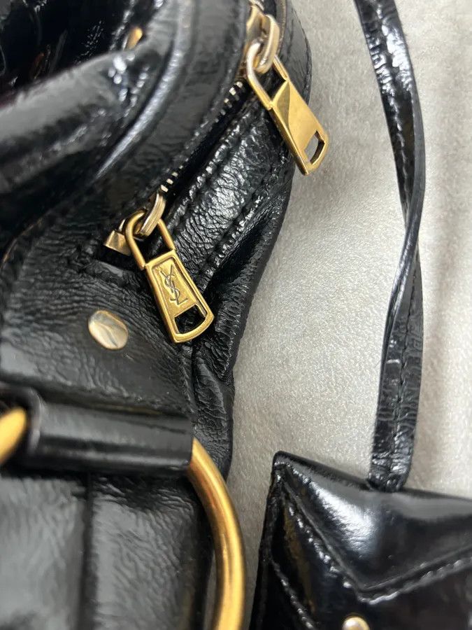 Yves Saint Laurent FW2010 Yves Saint Laurent Black Leather Muse Tote Bag Large Size ONE SIZE - 9 Thumbnail