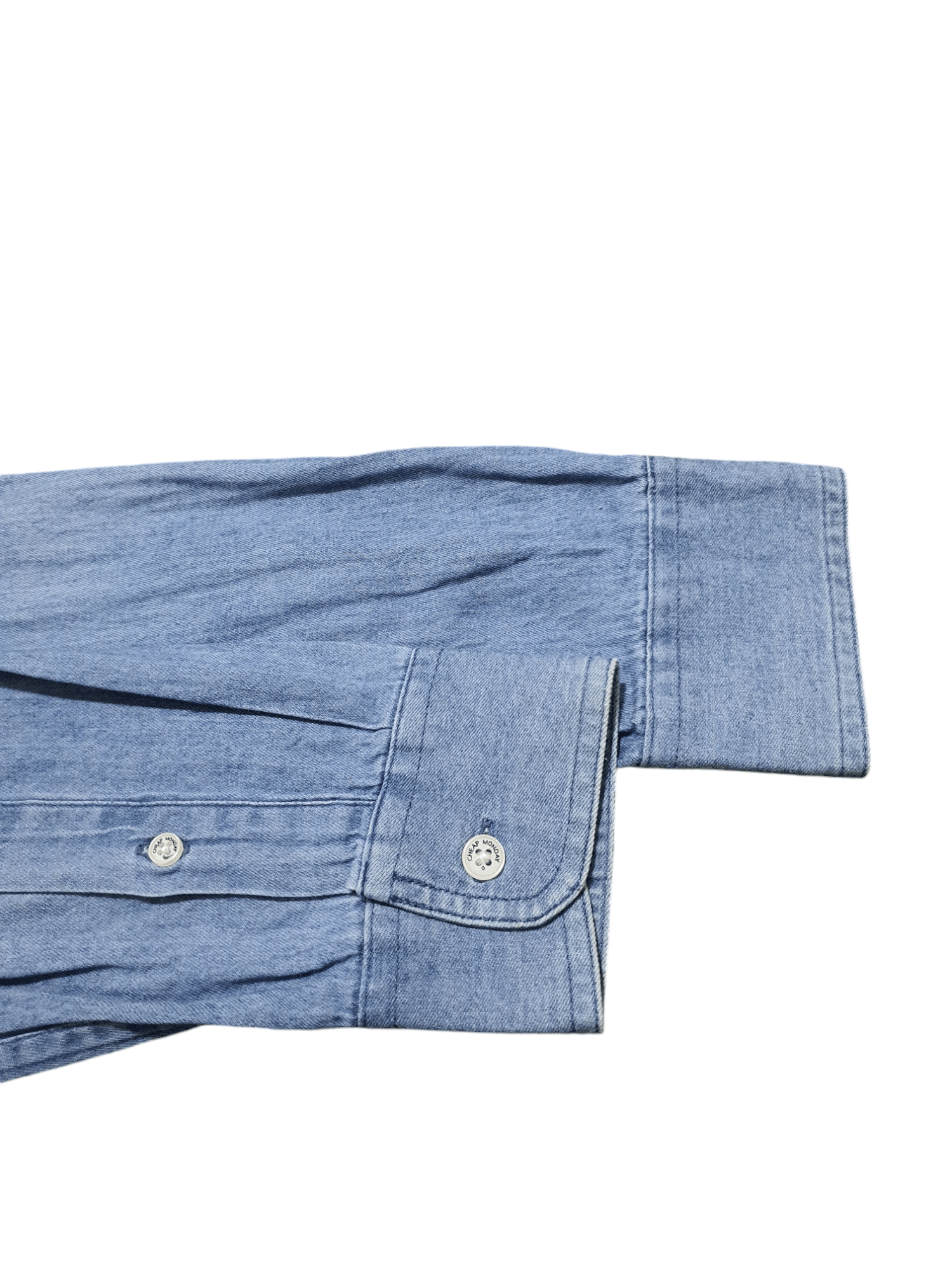 Cheap Monday × Japanese Brand CHEAP MONDAY 22/29 DENIM SOFT CLOTH SHIRT Size US S / EU 44-46 / 1 - 6 Thumbnail