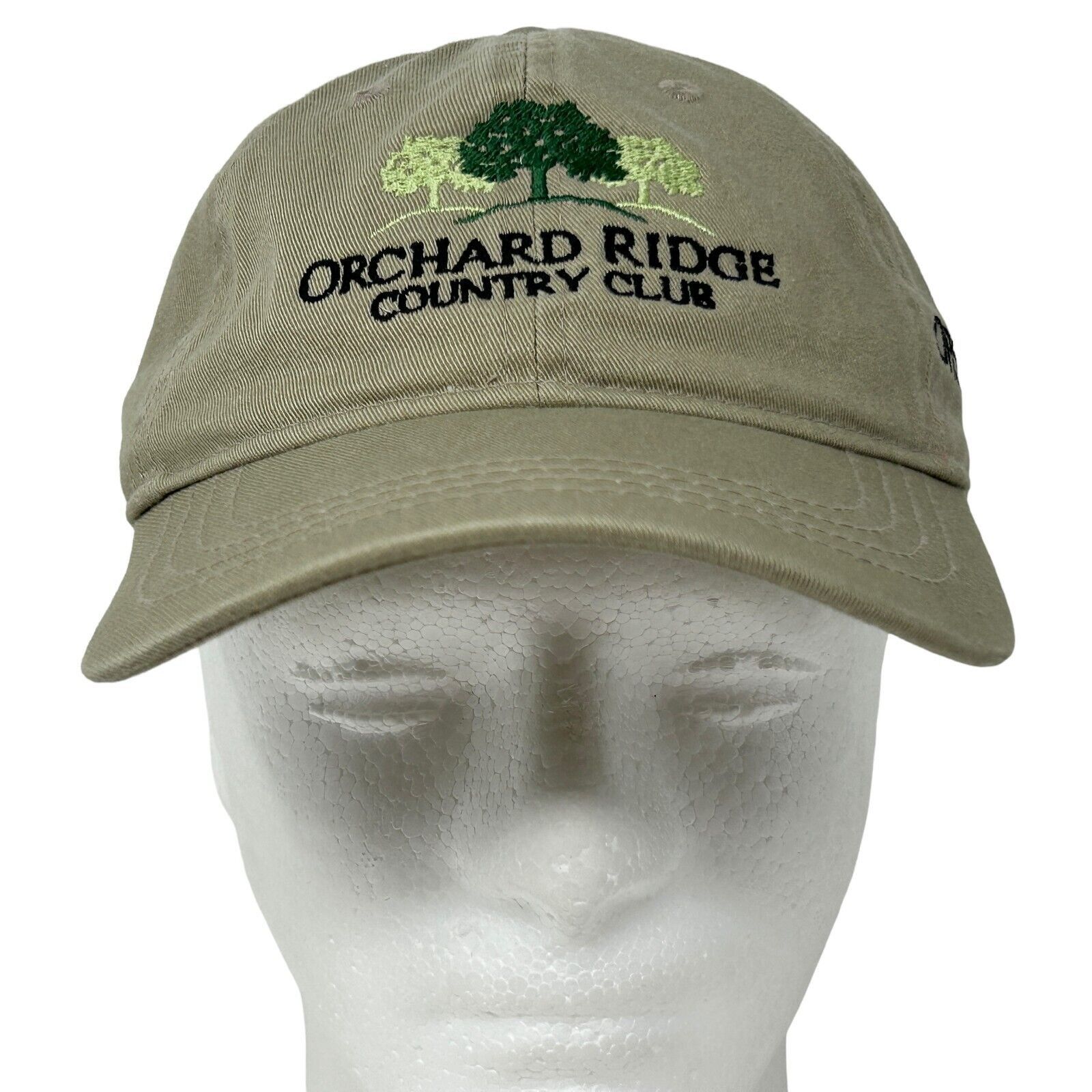 Other Orchard Ridge Country Club Caddie Hat Baseball Cap Beige Size ONE SIZE - 2 Thumbnail