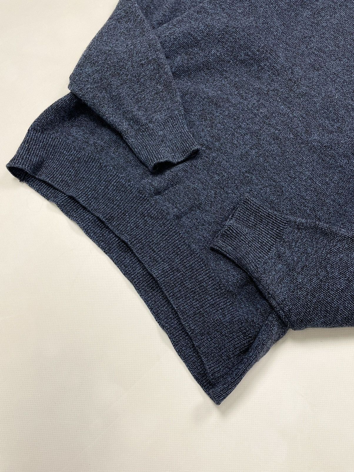 Lacoste Lacoste 🐊 Vintage blue knitted wool sweater Size US S / EU 44-46 / 1 - 5 Thumbnail