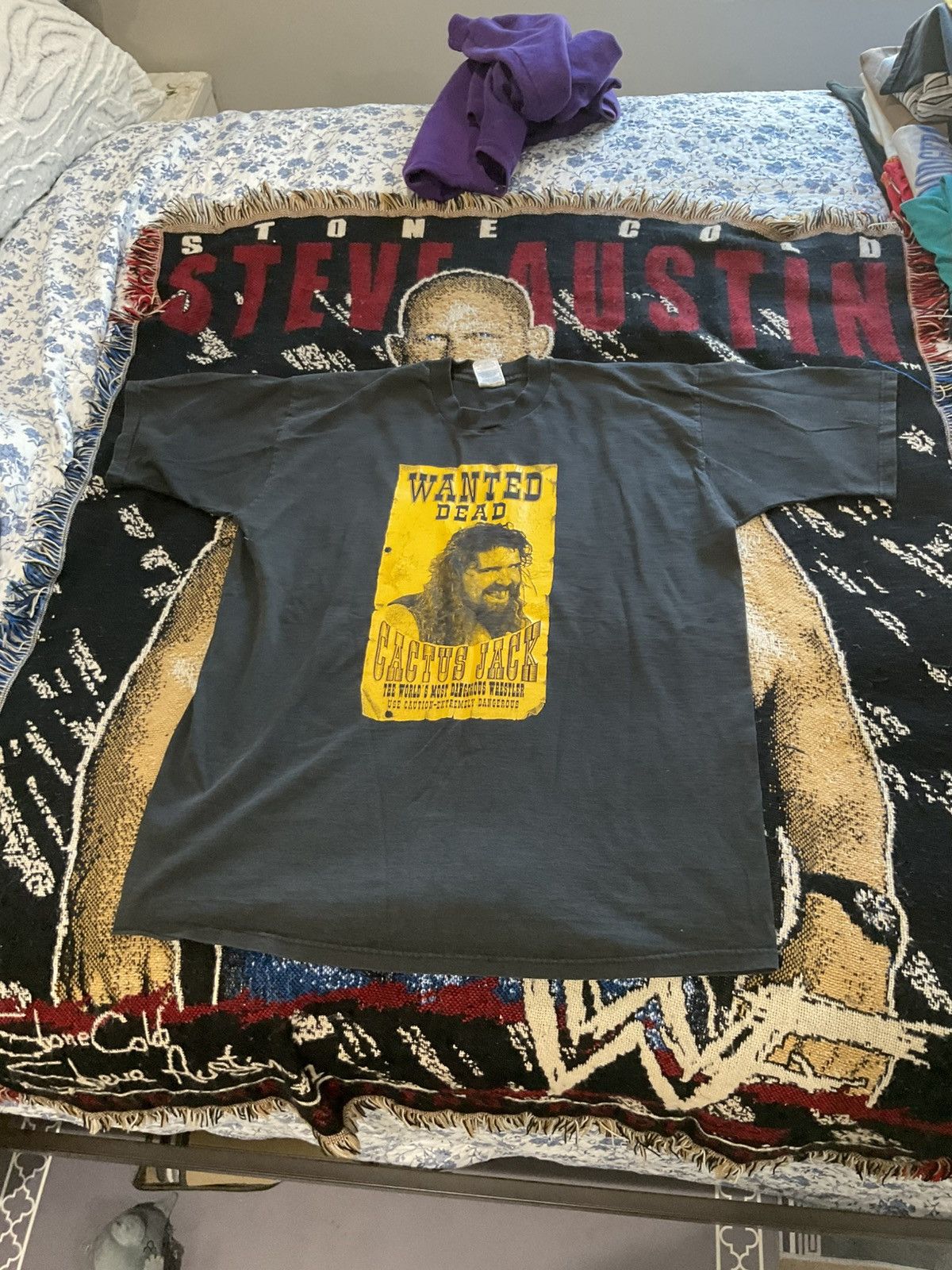 Vintage Vintage wwf cactus jack shirt xxl Size US XXL / EU 58 / 5 - 1 Thumbnail