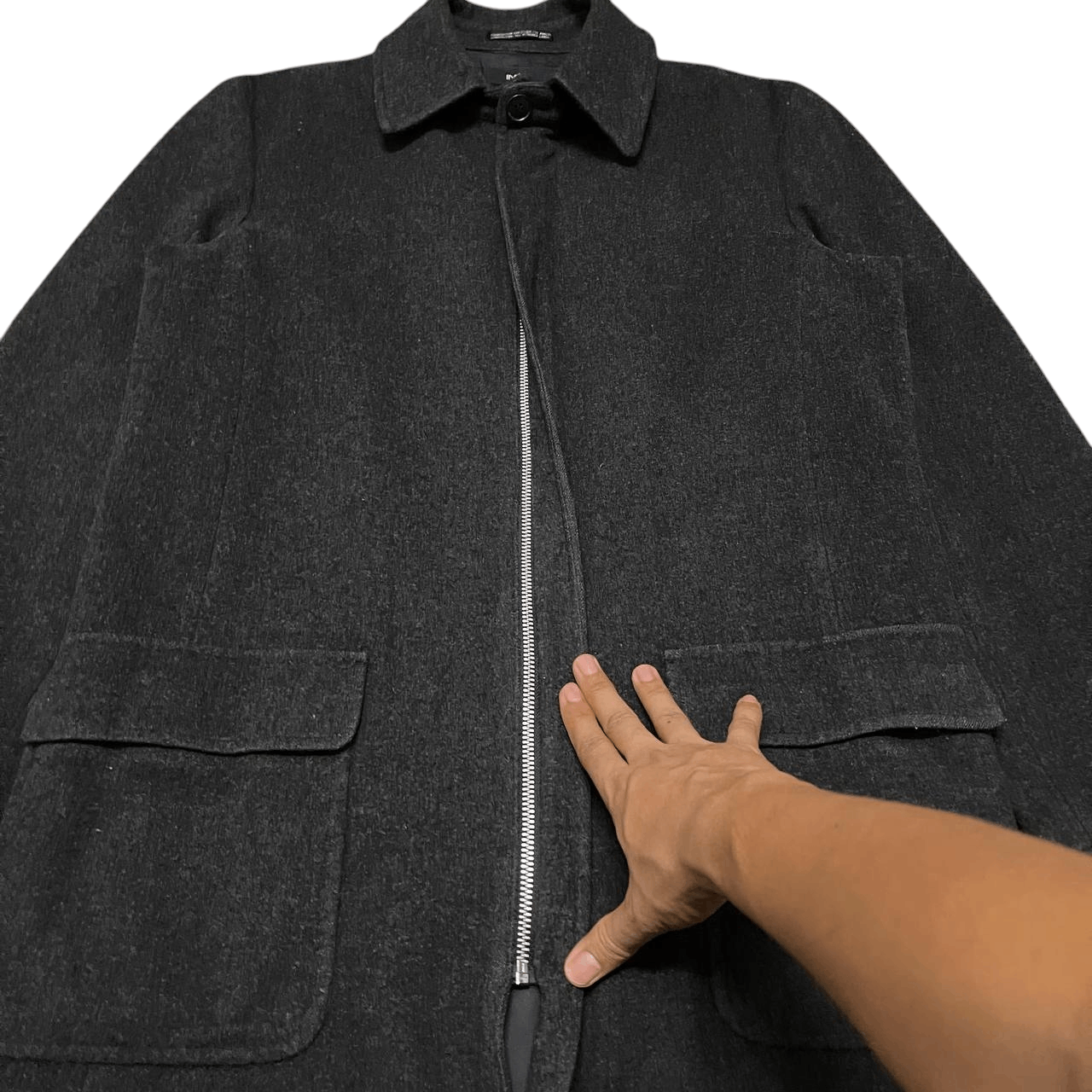Yohji Yamamoto Ined Homme by Yohji Yamamoto Wool Long Coat Size US S / EU 44-46 / 1 - 5 Thumbnail