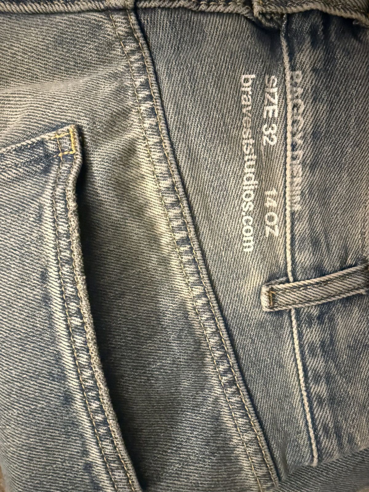 Bravest Studios Trashed Baggy Denim Size US 32 / EU 48 - 4 Thumbnail