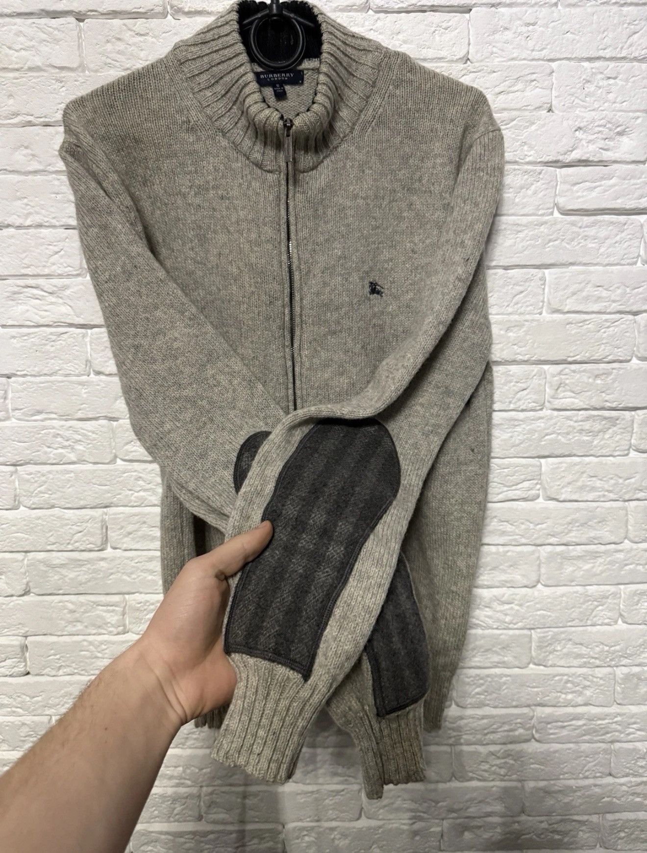 Burberry Rare Burberry Full Zip Wool Knit Sweater Cardigan Old Money Size US S / EU 44-46 / 1 - 6 Thumbnail