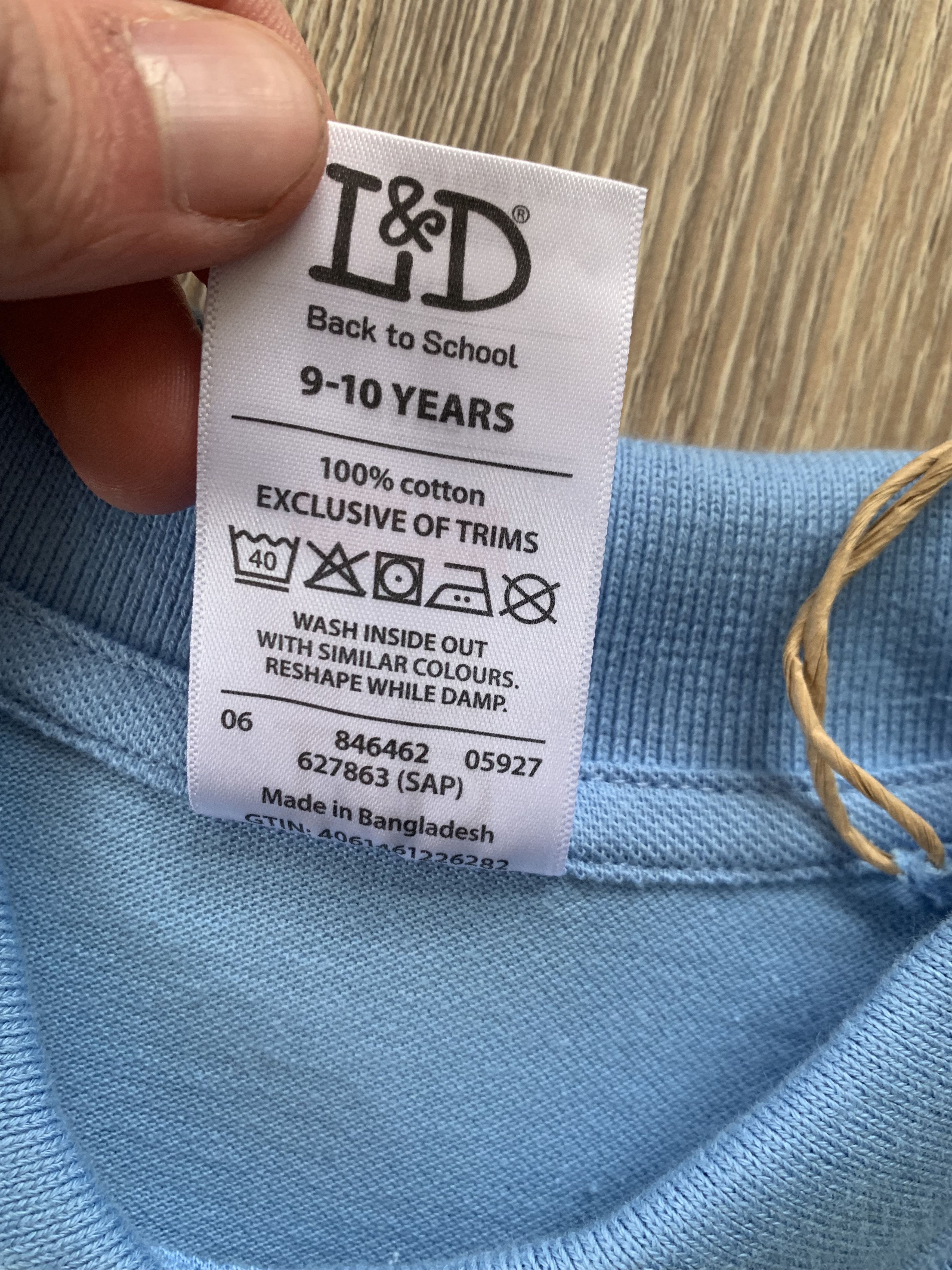 Other Kids L&D Blue Cotton Polo Size XXS / US 00 / IT 34 - 6 Thumbnail