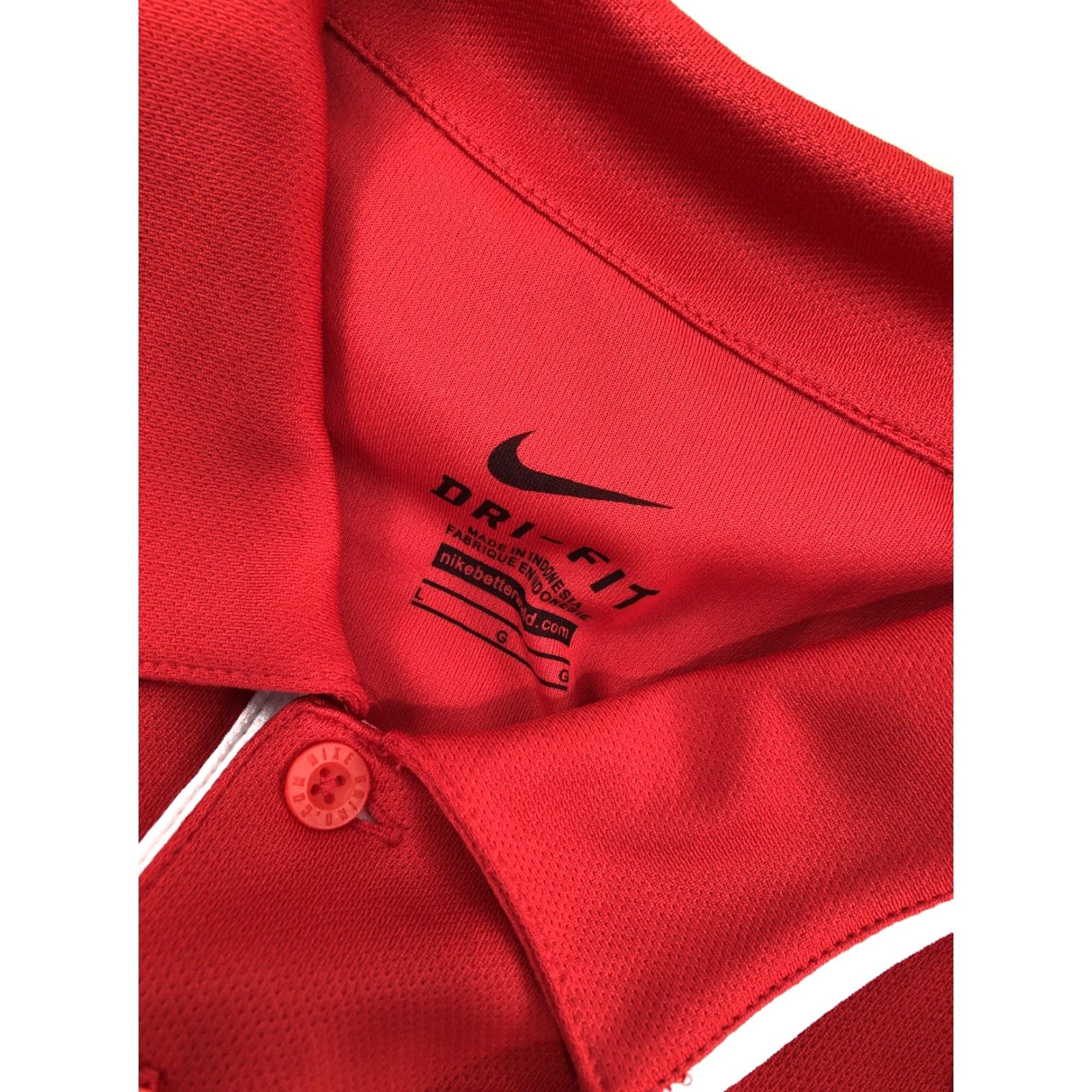Nike Nike All American Polo - Shirt - L Red Embroidered USMC Marine Core Football 90s Vintage Mens Polo Size US L / EU 52-54 / 3 - 6 Thumbnail