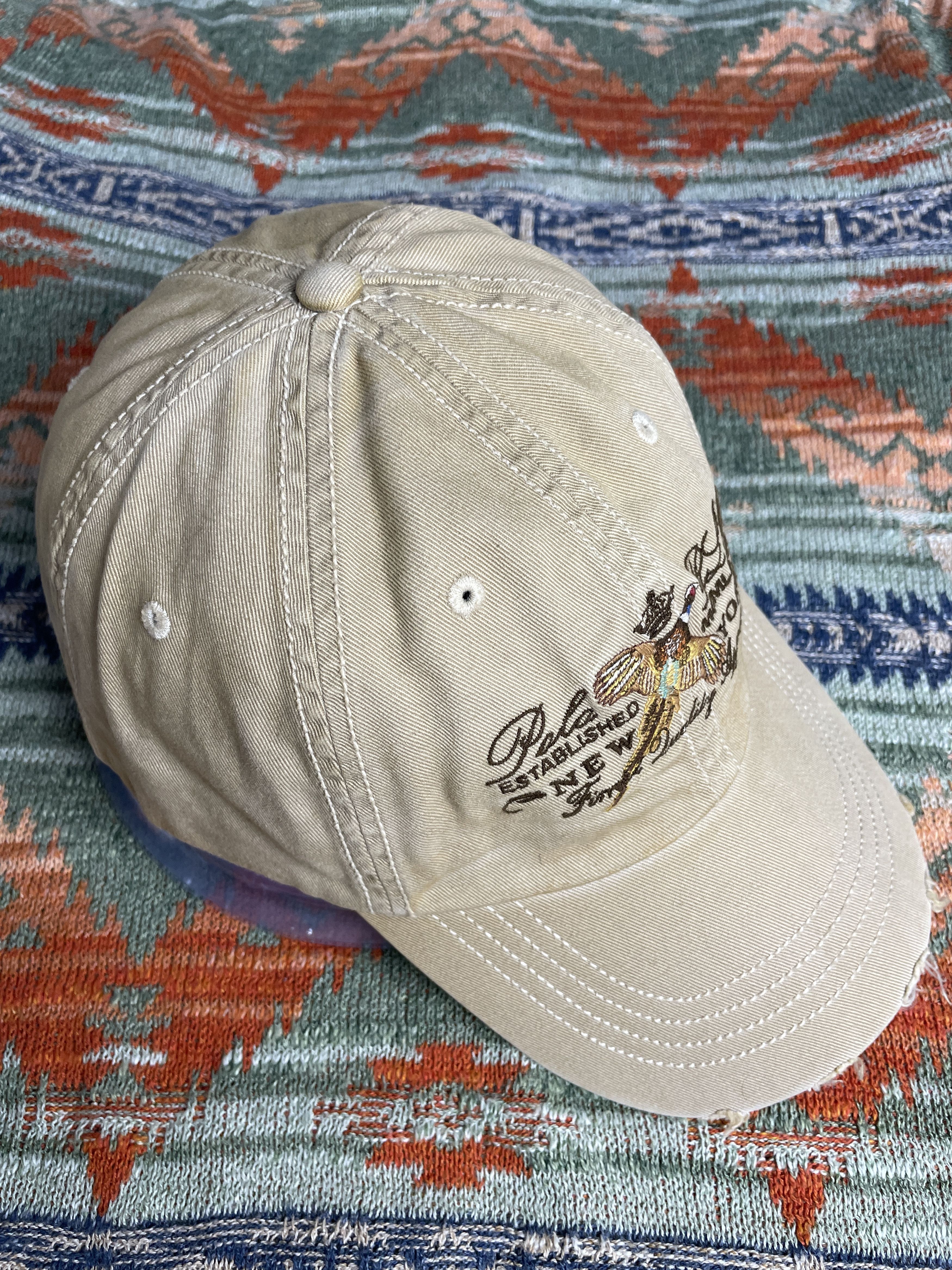 Polo Ralph Lauren Polo Ralph Lauren Rare Leather Baseball Hat cap Size ONE SIZE - 2 Thumbnail